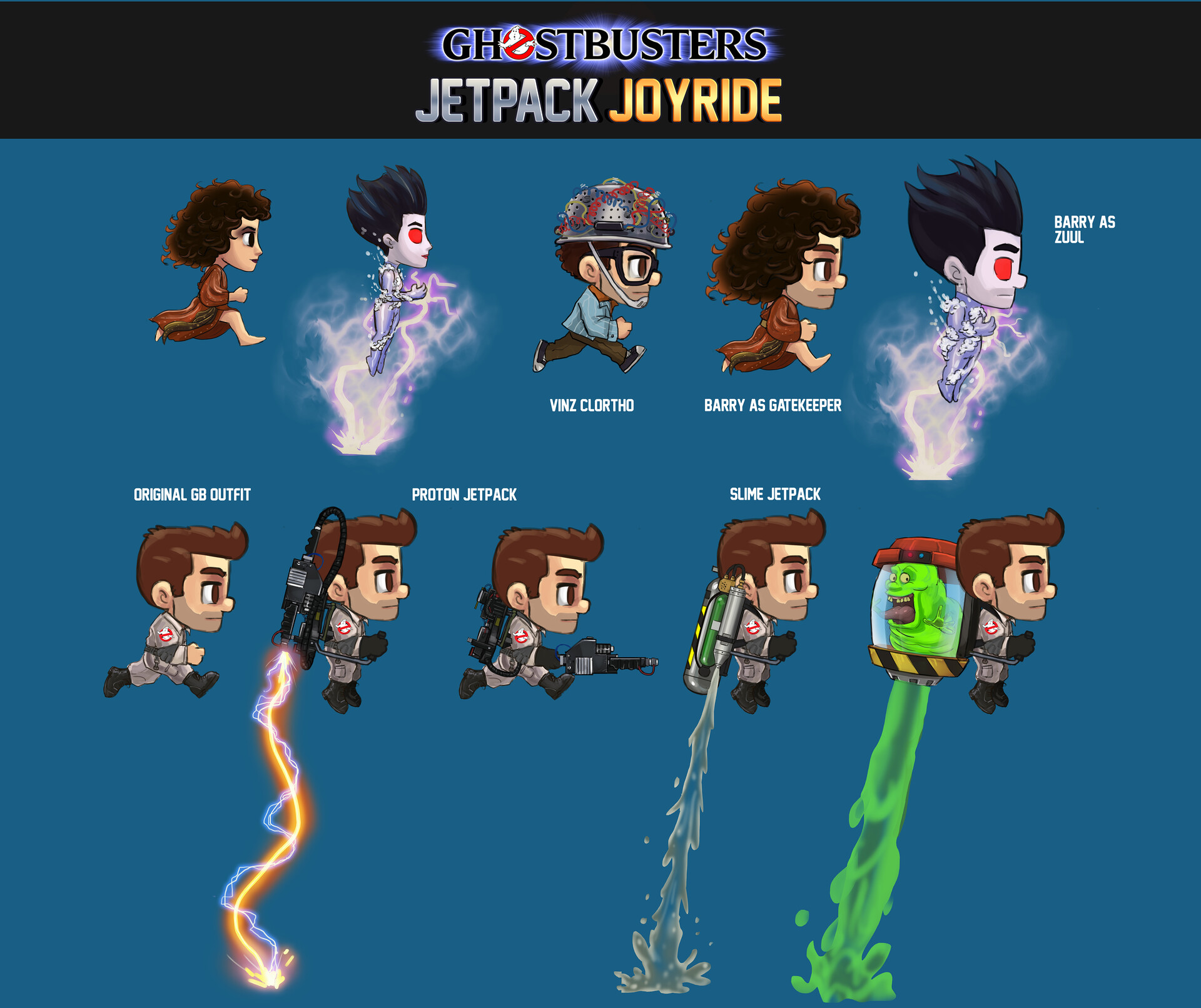 Rod Wong Jetpack Joyride Ghostbusters Event