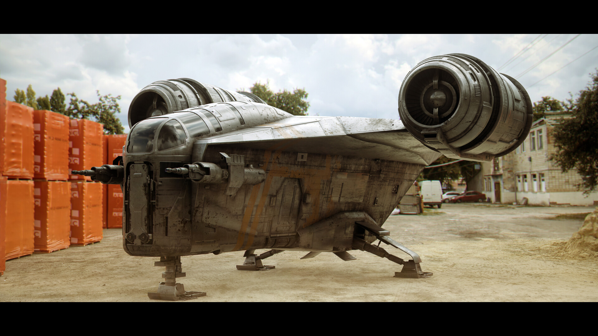 Razor crest best sale in force awakens
