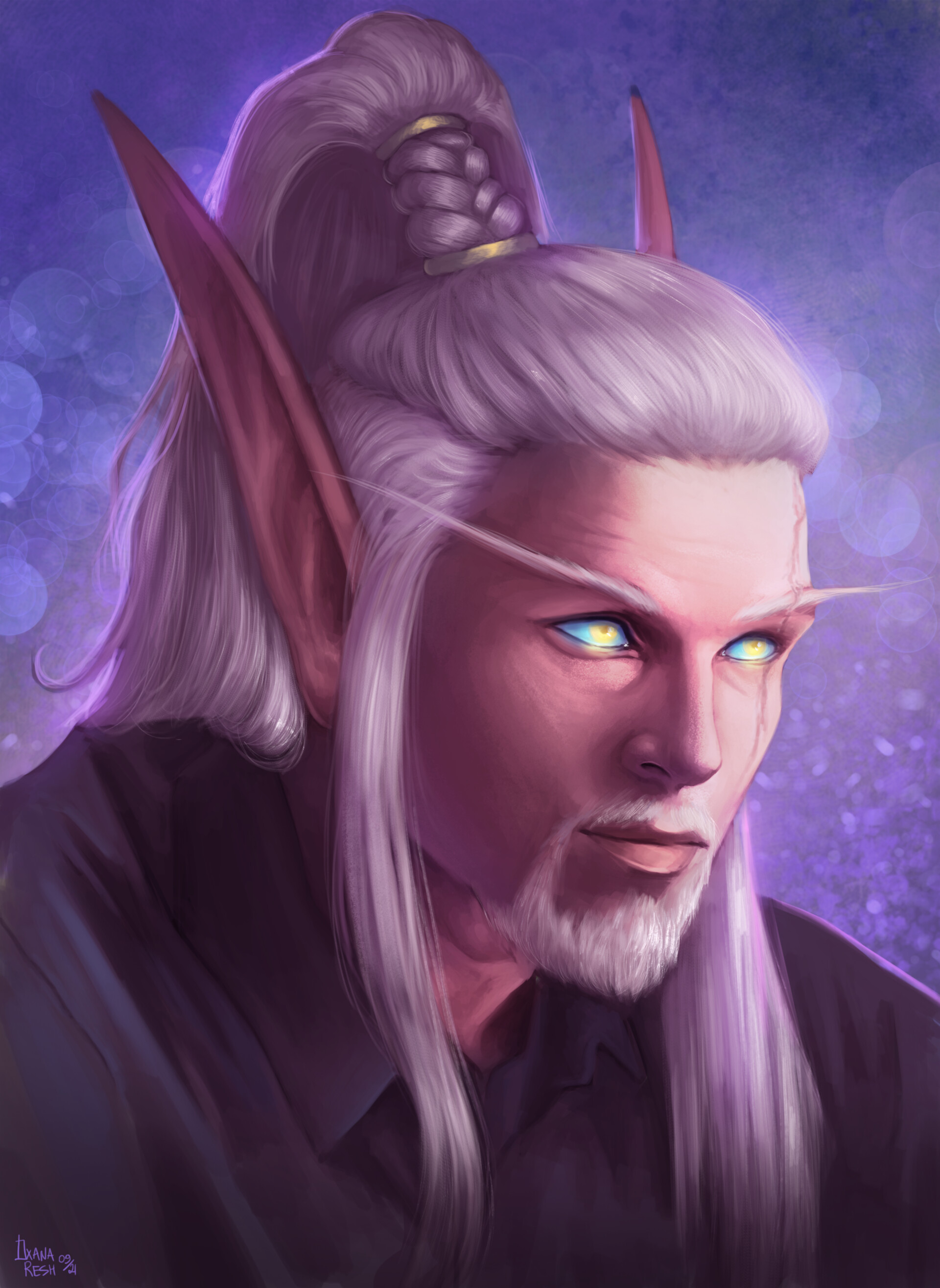 High Elf Portrait by Oxana Reshetina : r/aesthetics13_art