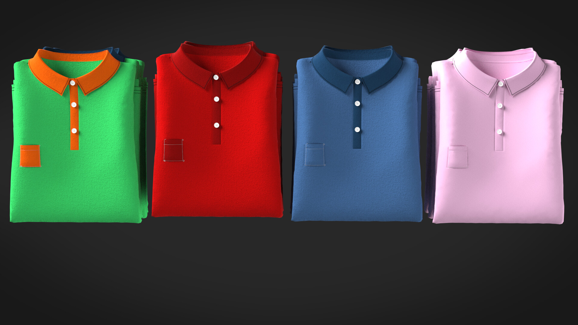 folding polo shirts