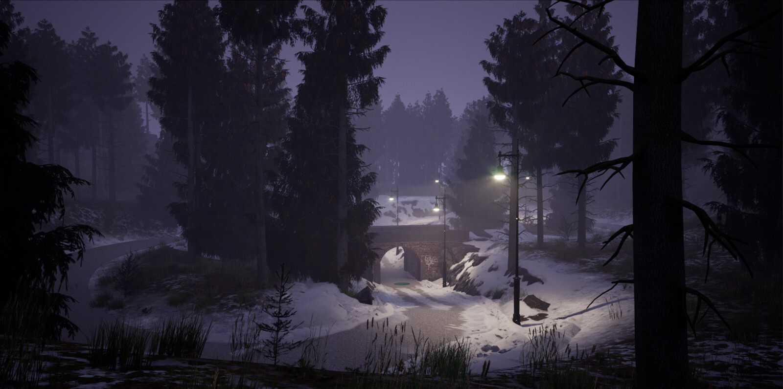 Swedish forest path - Unreal Engine 5