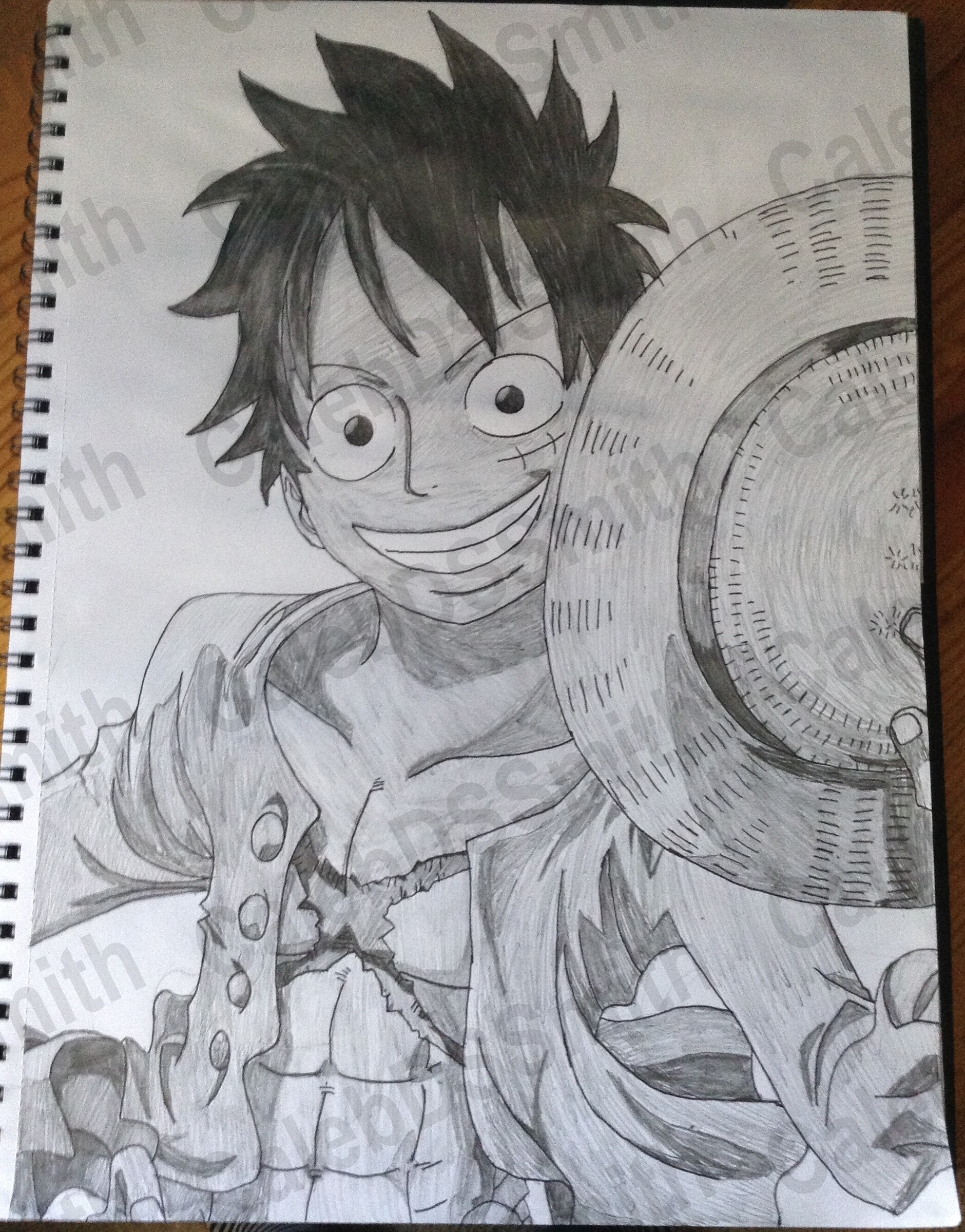 How to Draw Monkey D. Luffy from One Piece (One Piece) Step by Step |  DrawingTutorials101.com