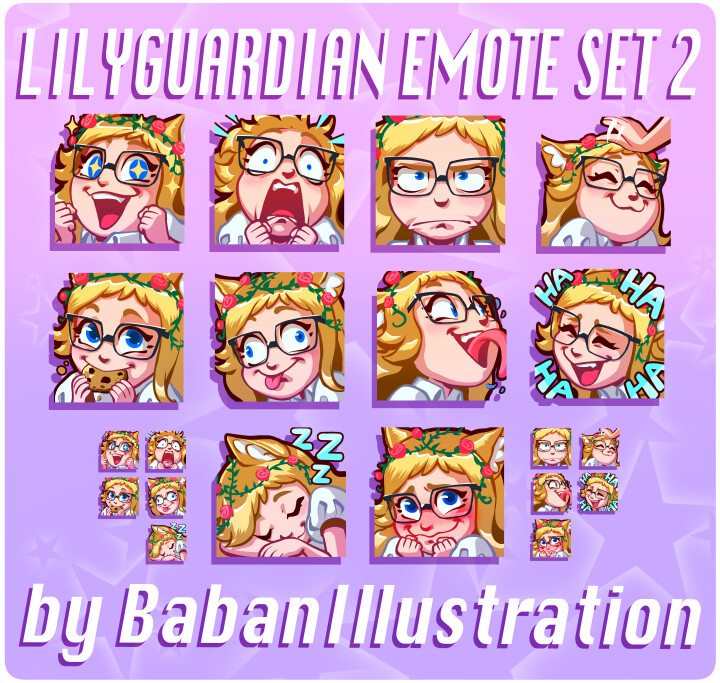 ArtStation - ALL twitch emotes and badges 2020