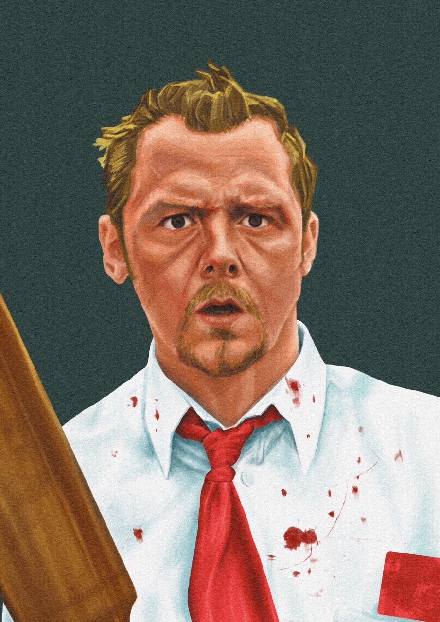 ArtStation Shaun of the Dead