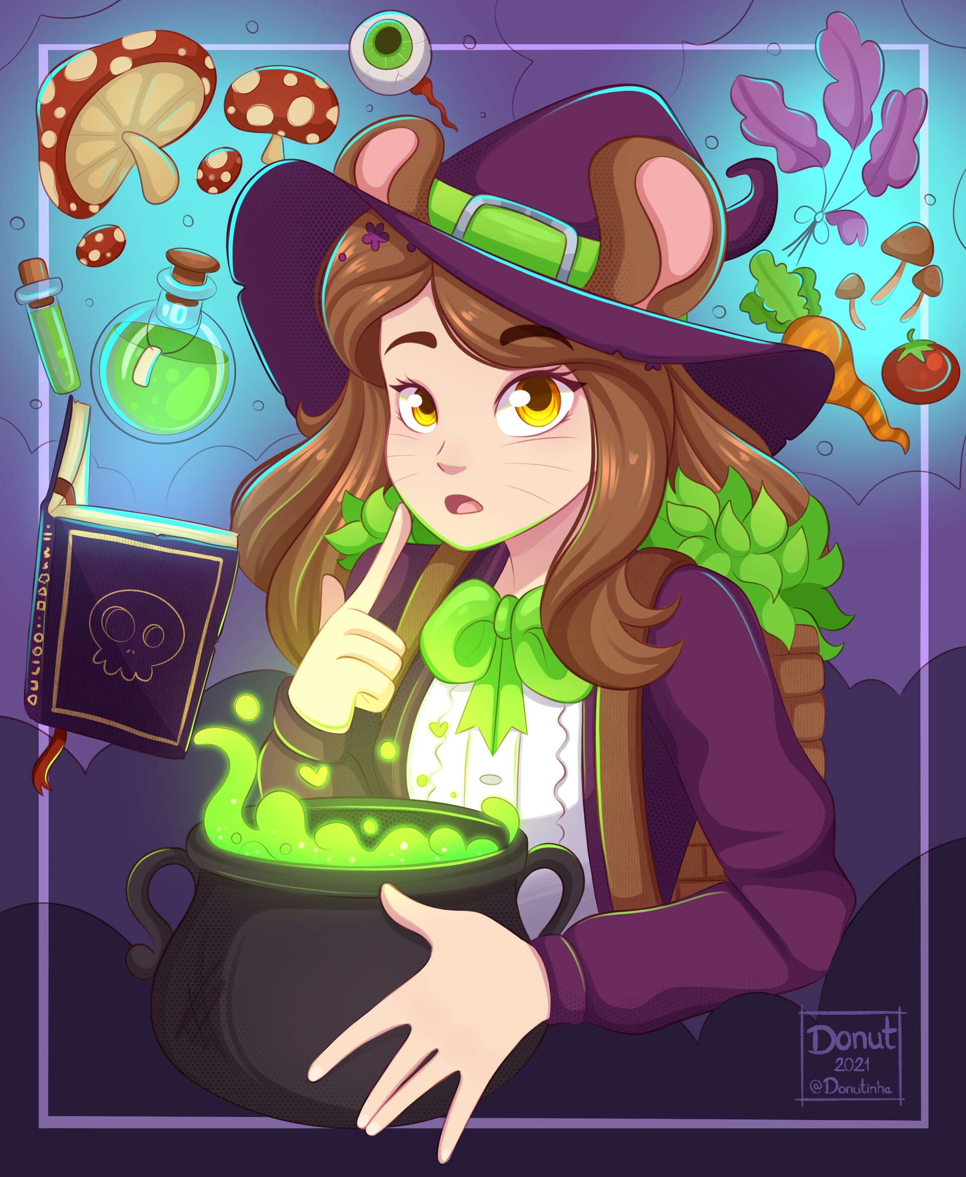 ArtStation - Donutinha’s Witch