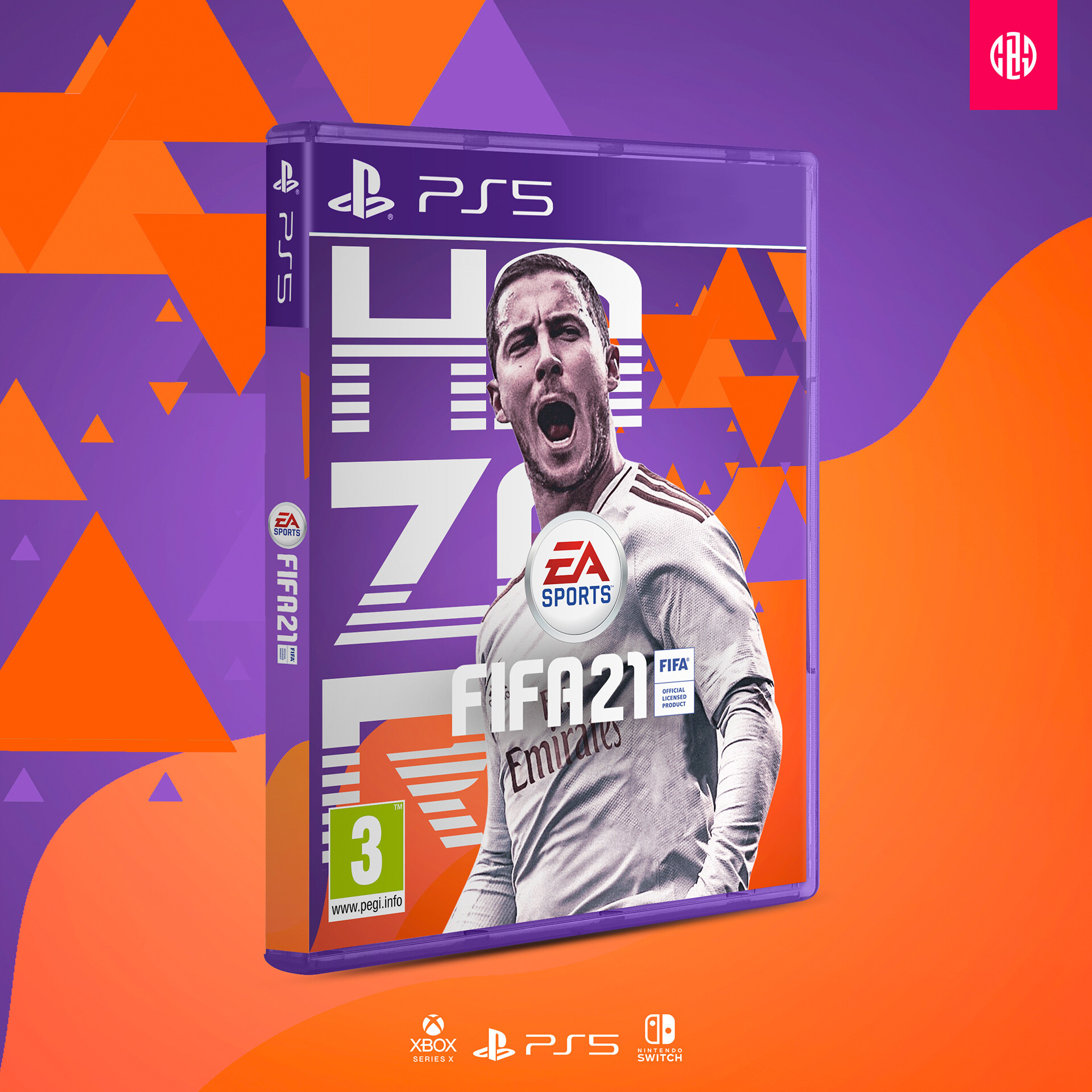 ArtStation - EA Sports FIFA 21 Game Cover Concept