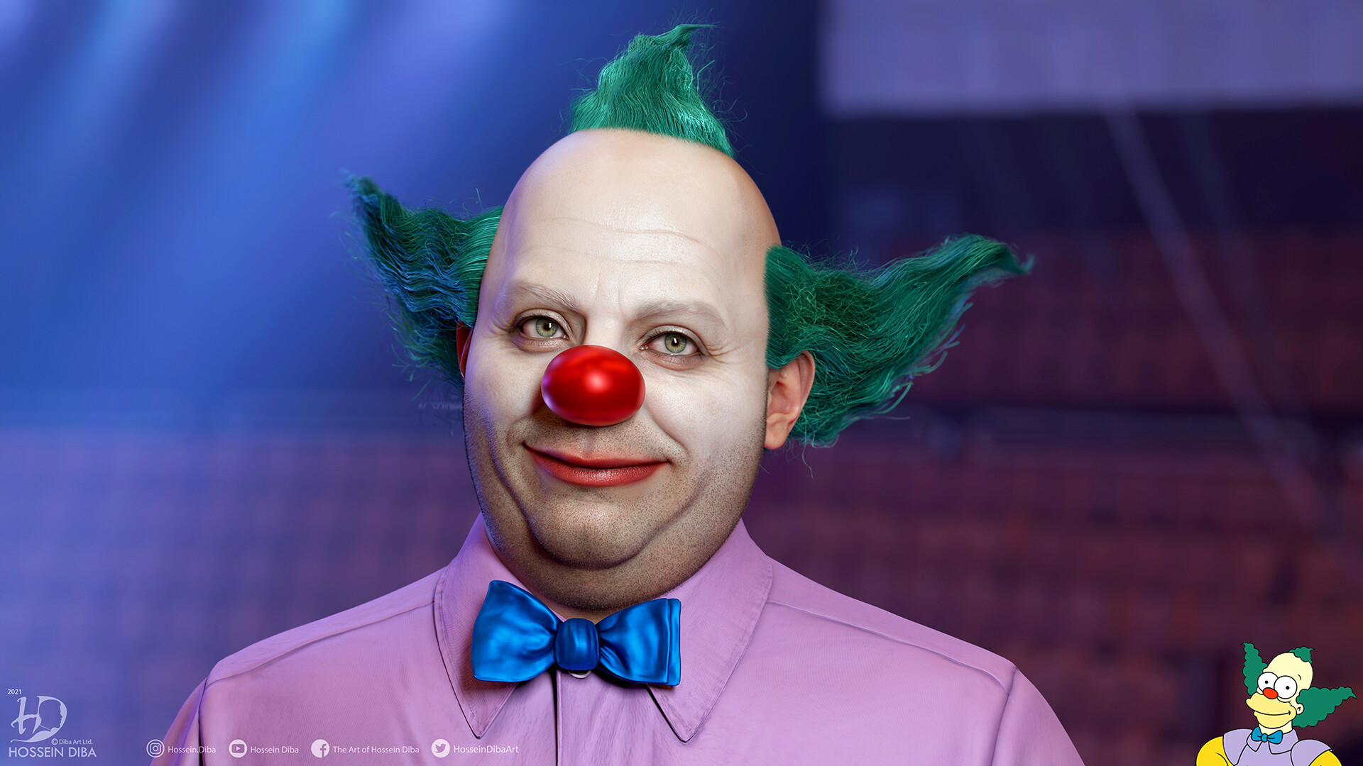 krusty the clown costume