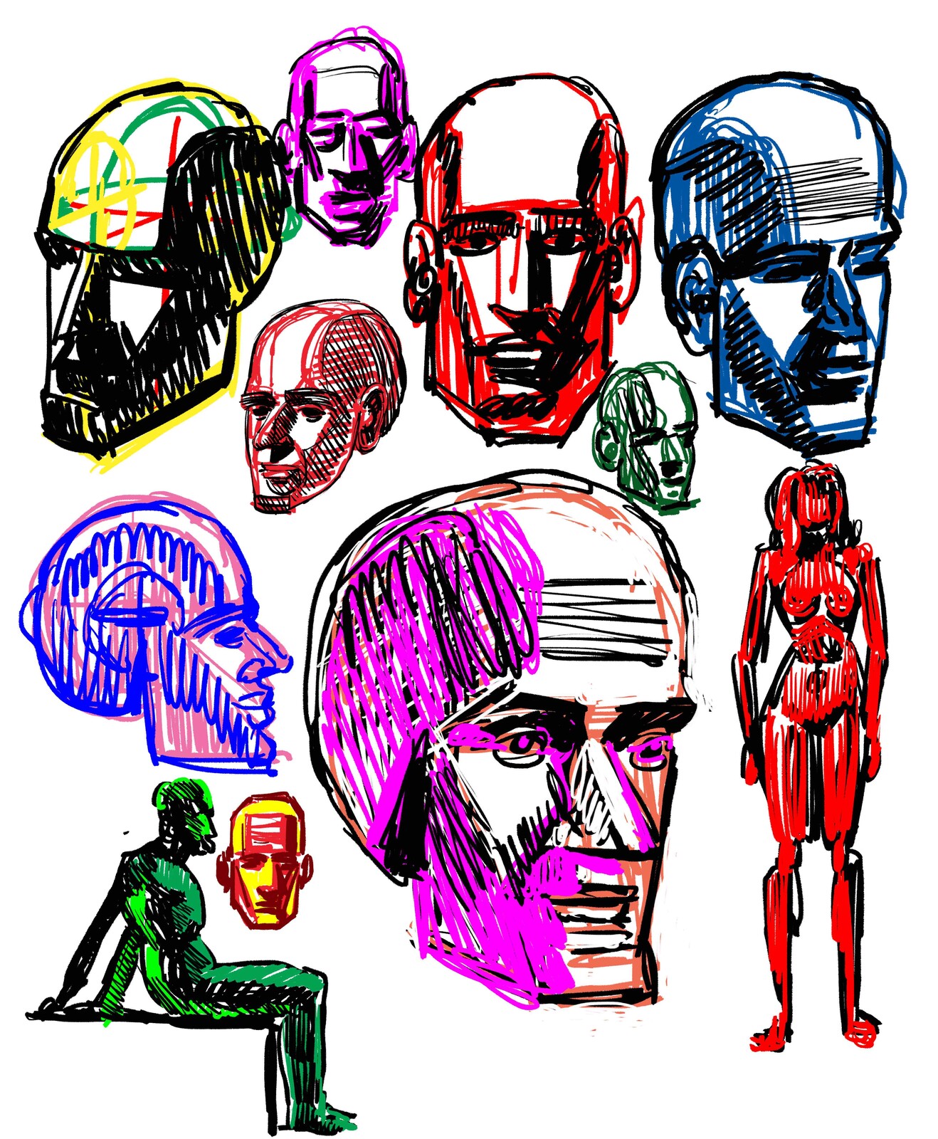 The Planes are specific shapes that can be filled in with a specific value or colour.