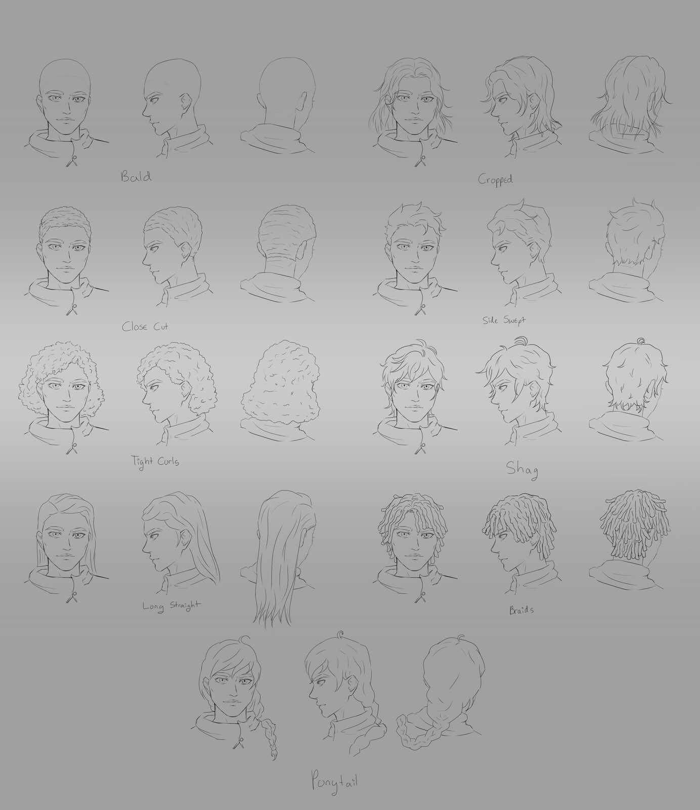 Hairstyle Close ups