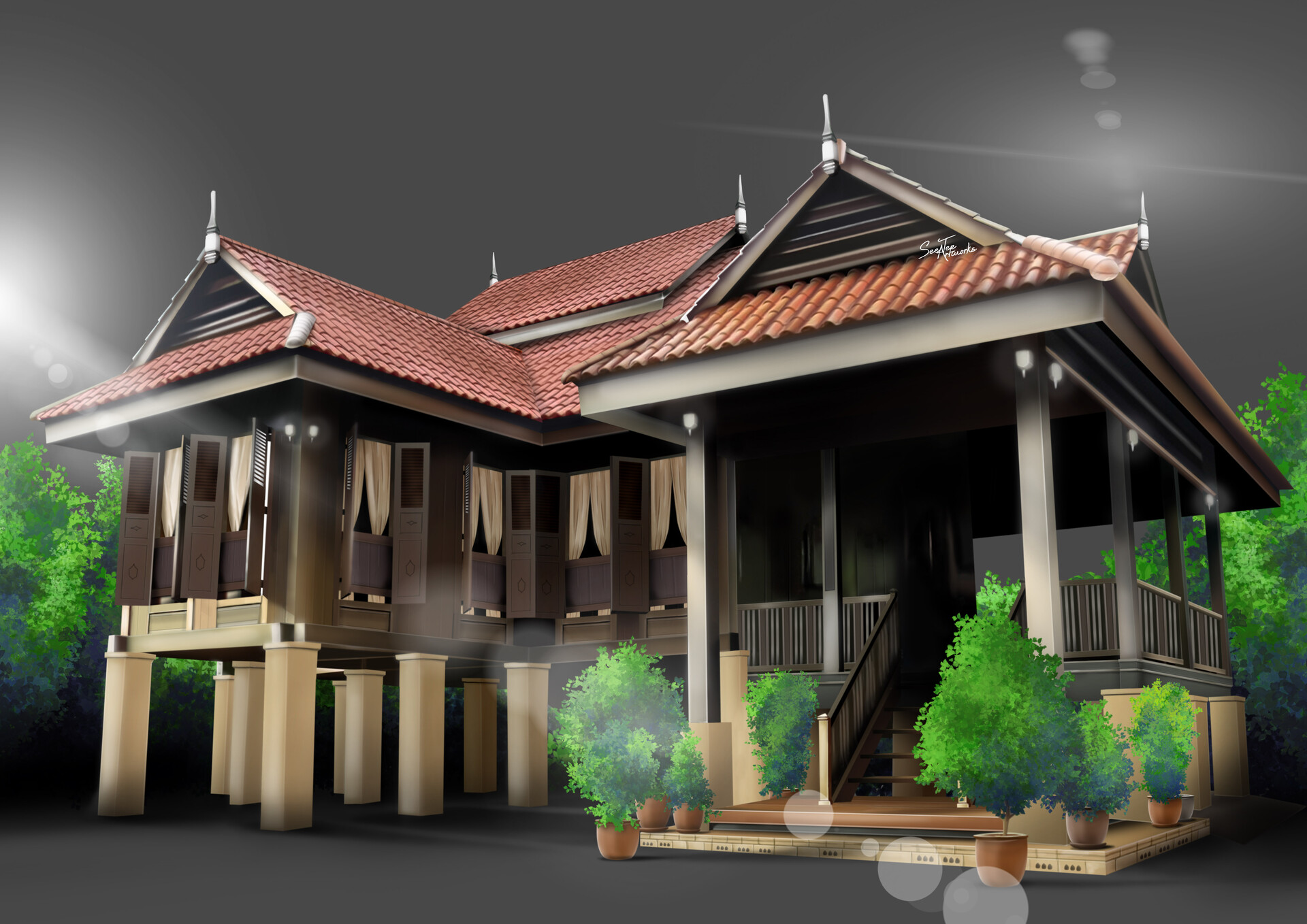 Artstation Rumah Kampung