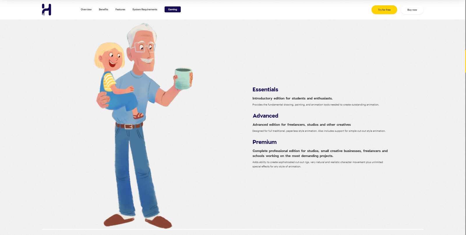 Screencap https://www.toonboom.com/products/harmony