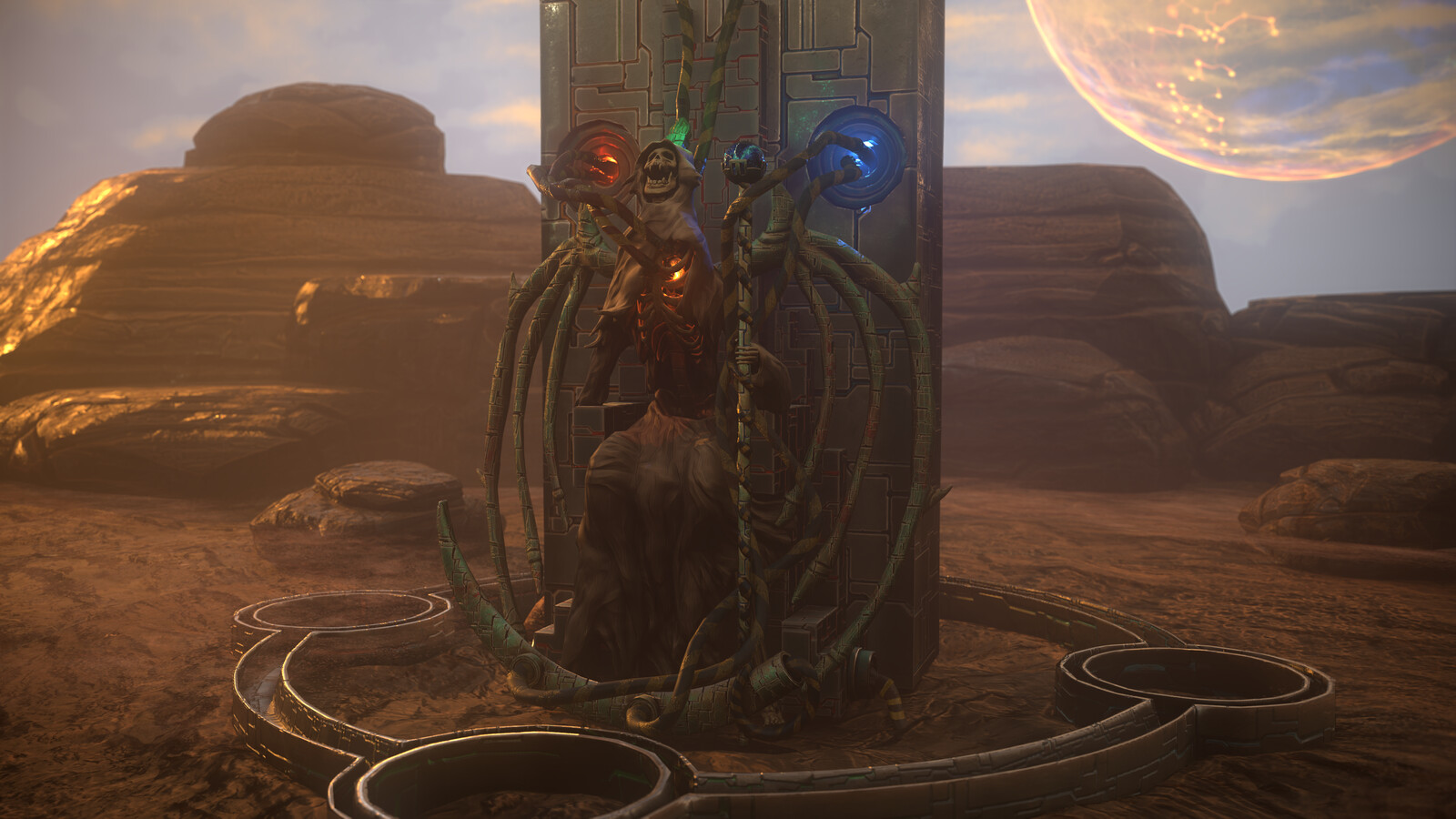 A closer angle with the emission off.