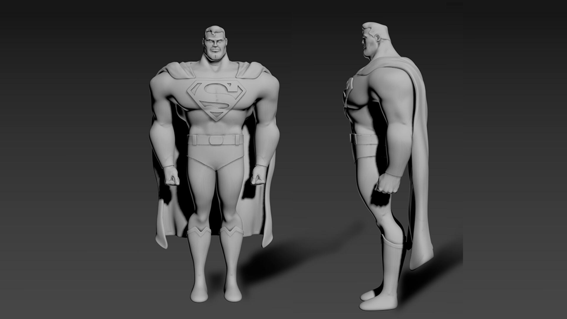 ArtStation - Superman 3D Model ( NO COLOR YET) - Carlos Fernández
