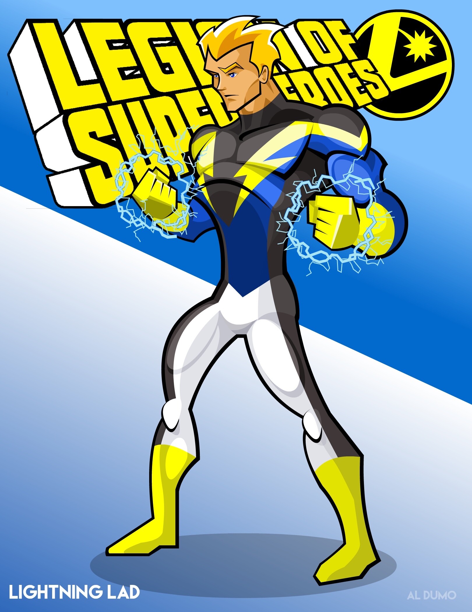 ArtStation - Legion of Superheroes: Lightning Lad