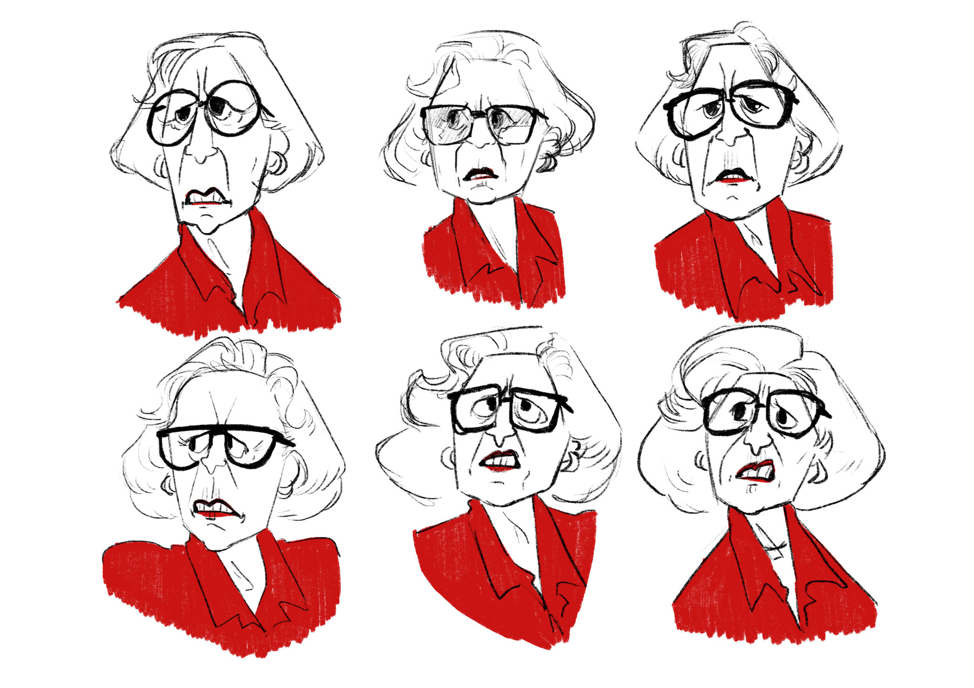 ArtStation - Nasty Old Lady - Study