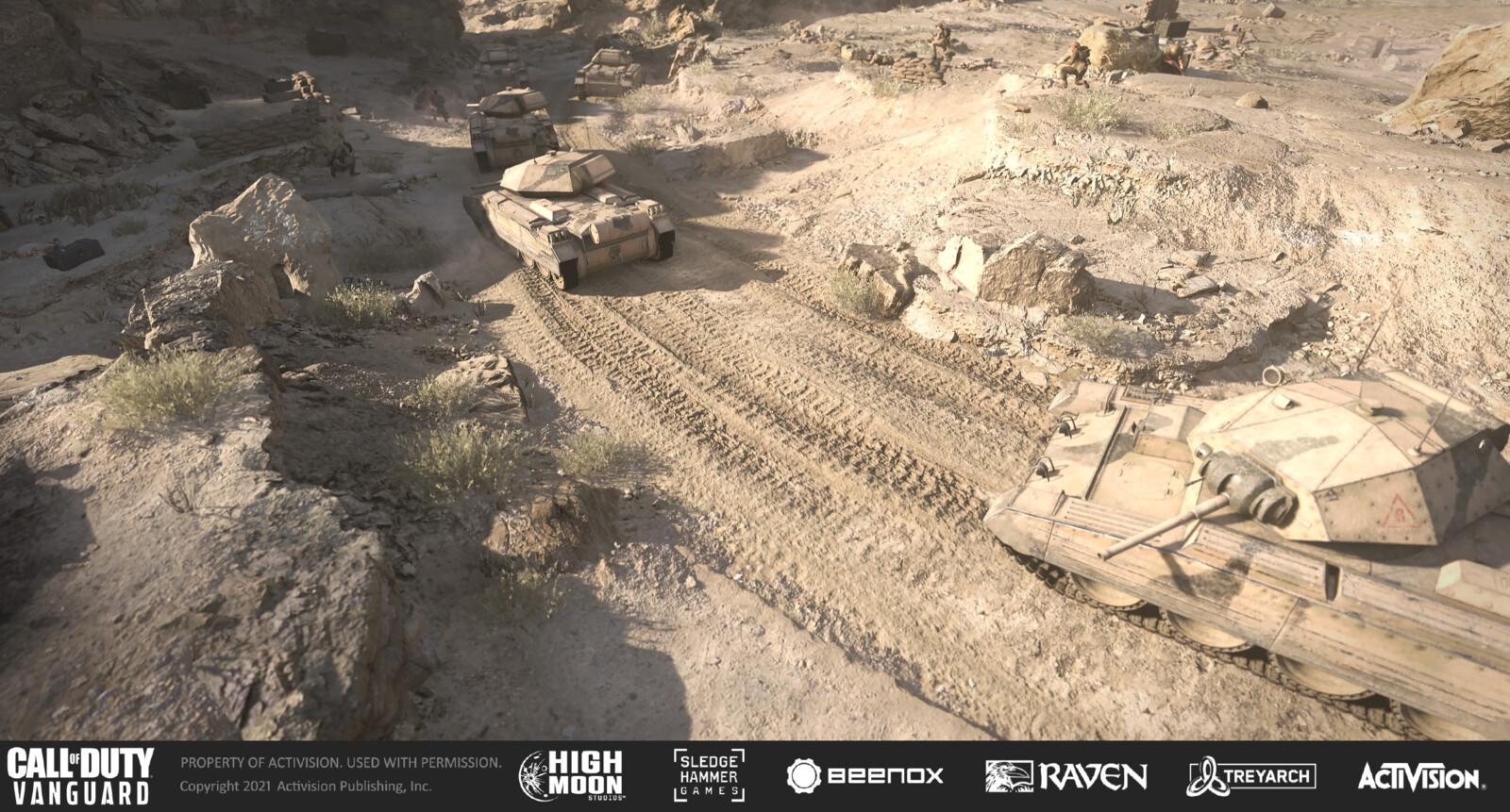 Responsible for ground textures, tire tracks and processing some of the photogrammetry assets.

