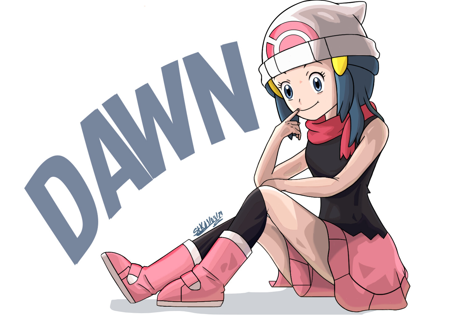 ArtStation - Dawn (Pokemon)