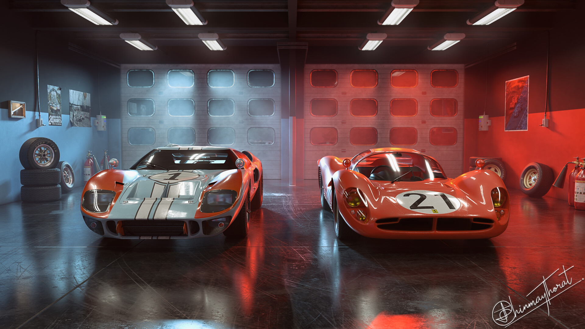 ford v ferrari movie iPhone Wallpapers Free Download