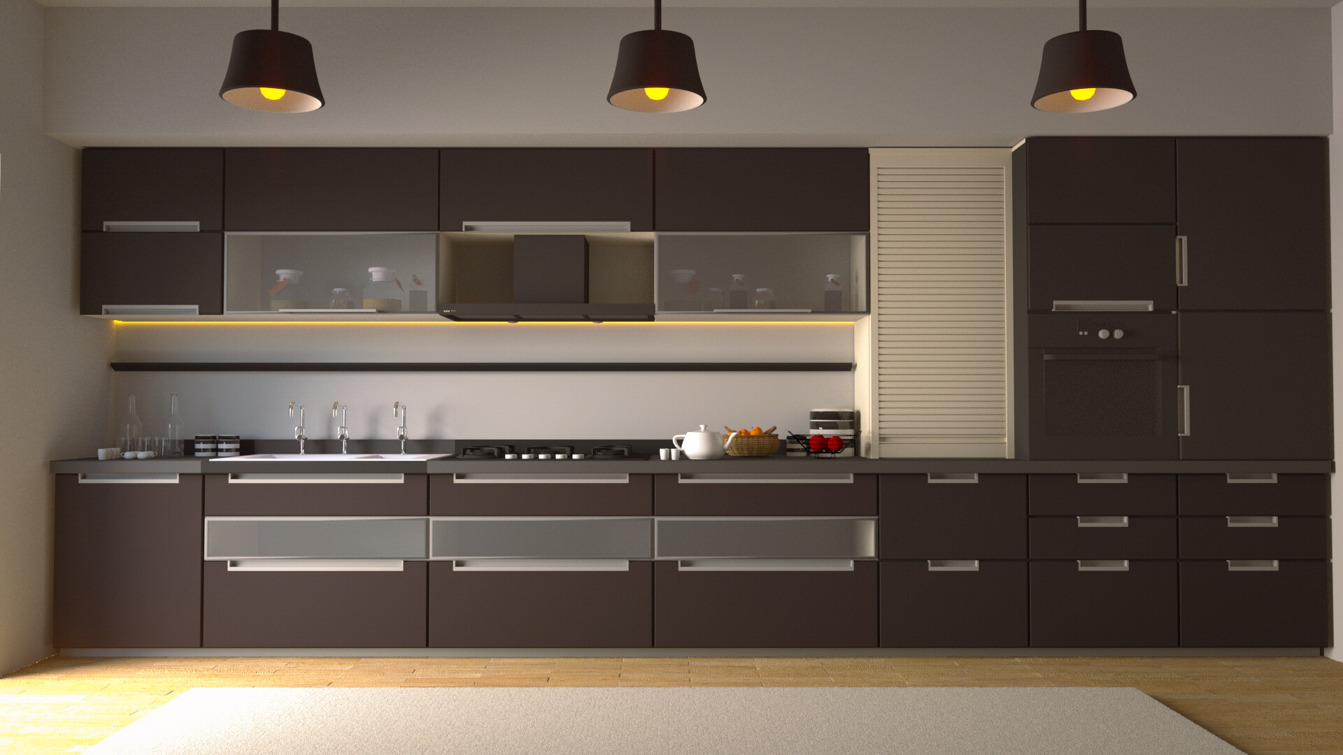 ArtStation - 3D Kitchen Interior design