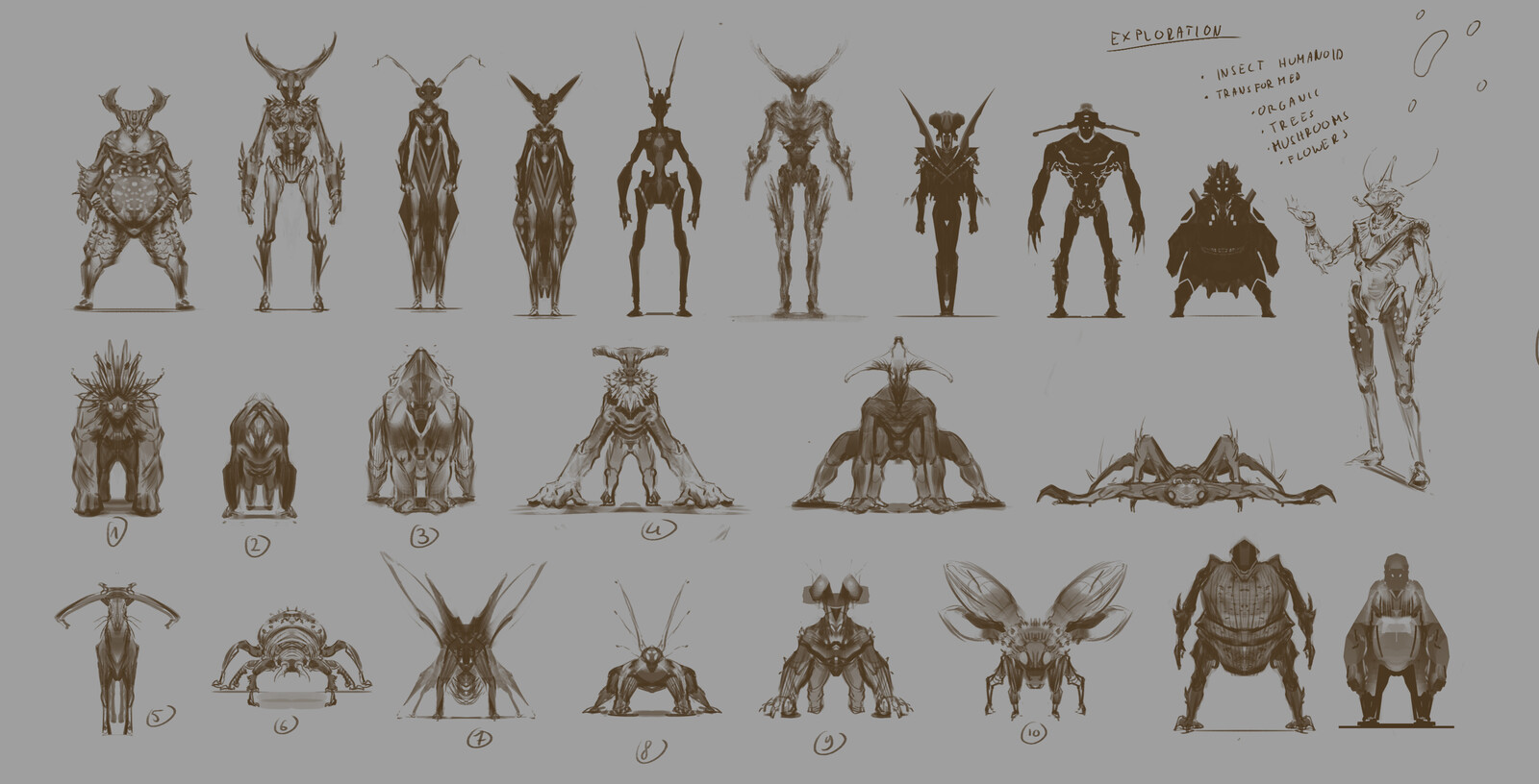 Some early ideas - sketching