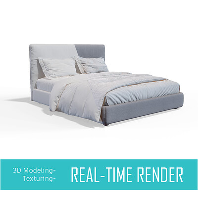 3D Modern Bed