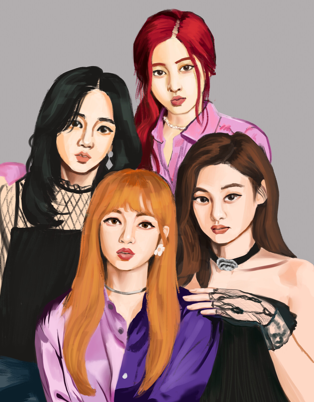 Artstation Blackpink Fanart