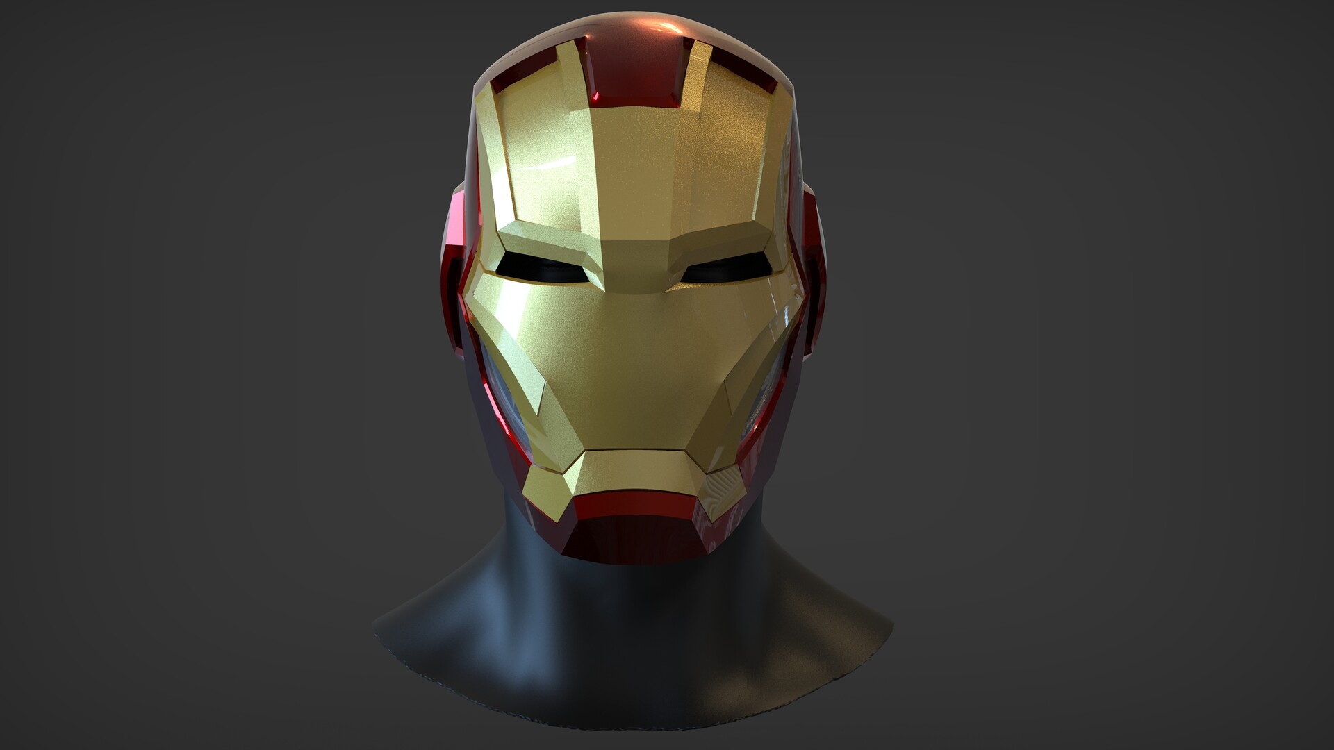 artstation ironman marvel future revolution new stark city 3d printable helmet