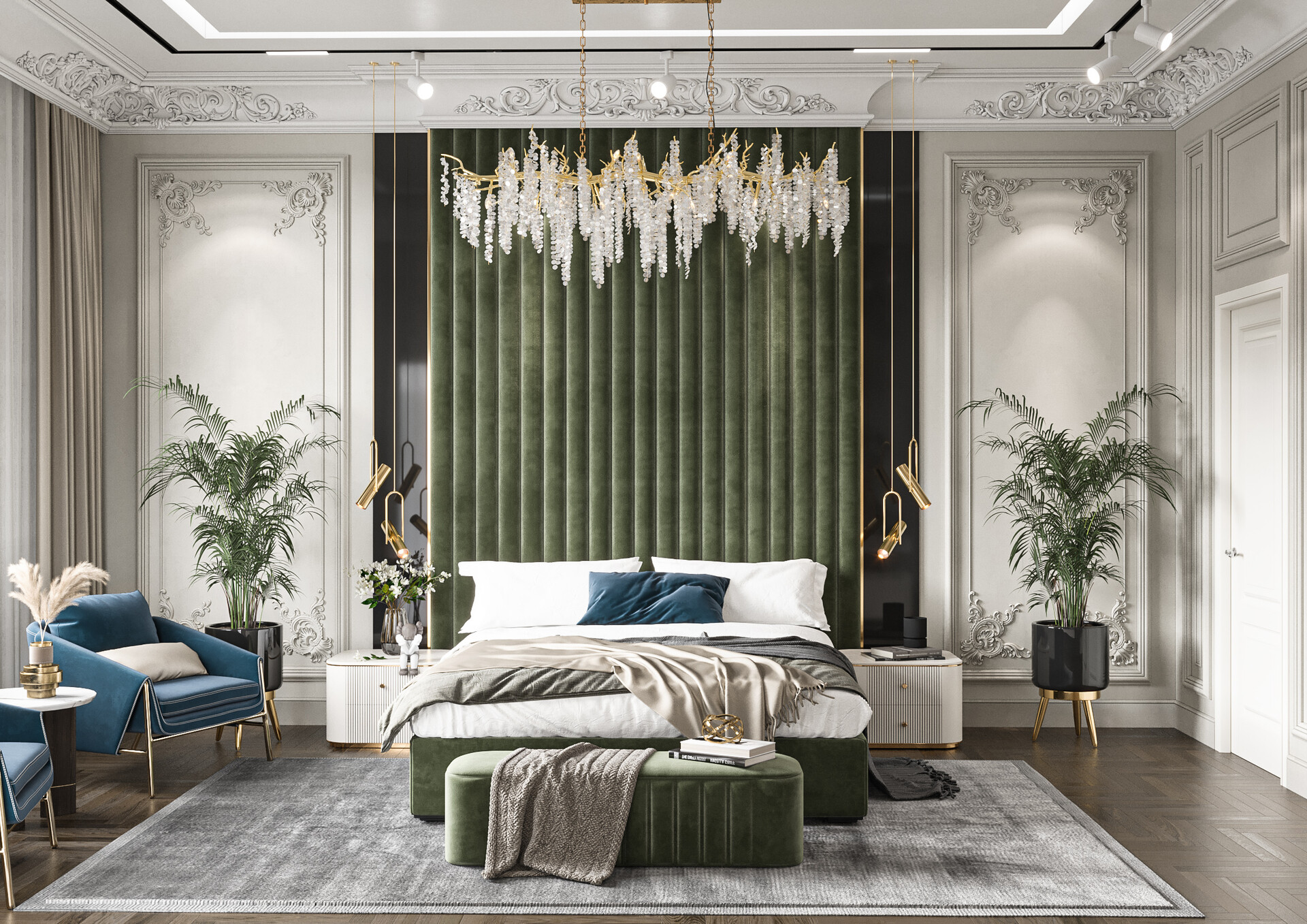 Neo classic hot sale bedroom set