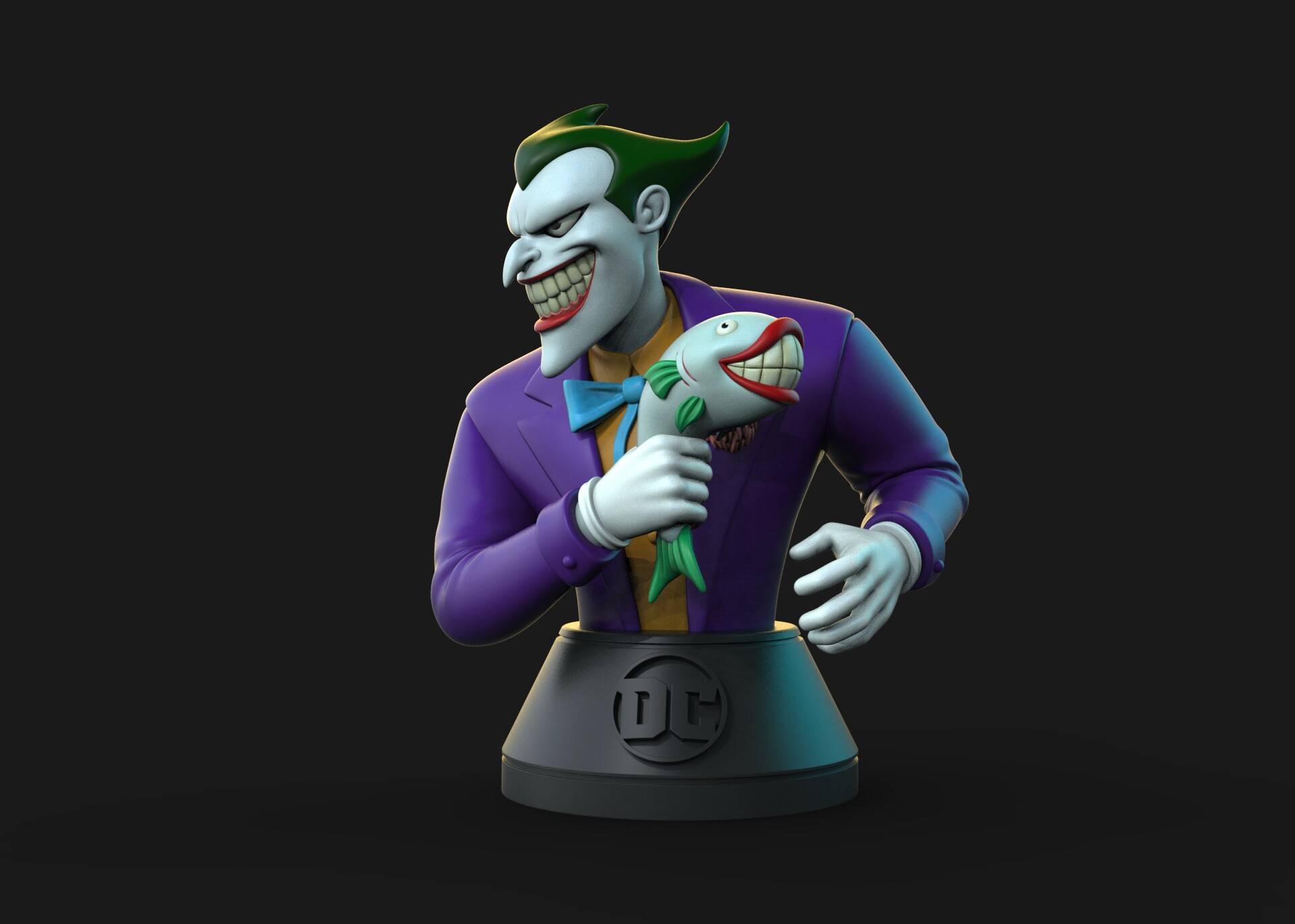 ArtStation - DC Joker Bust