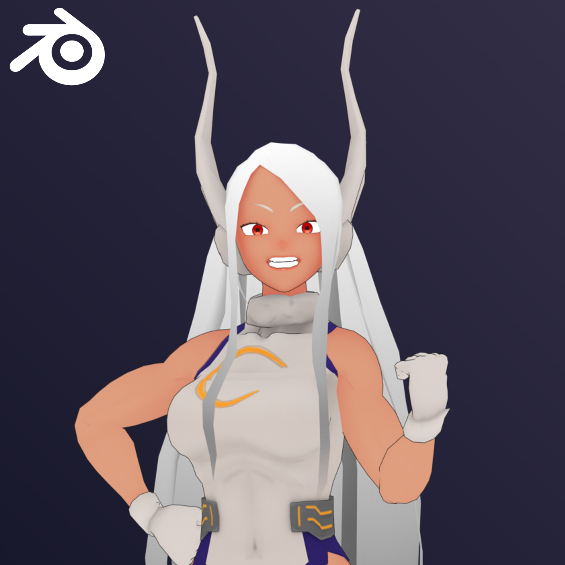 ArtStation - Rumi Usagiyama - Miruko (BNHA)