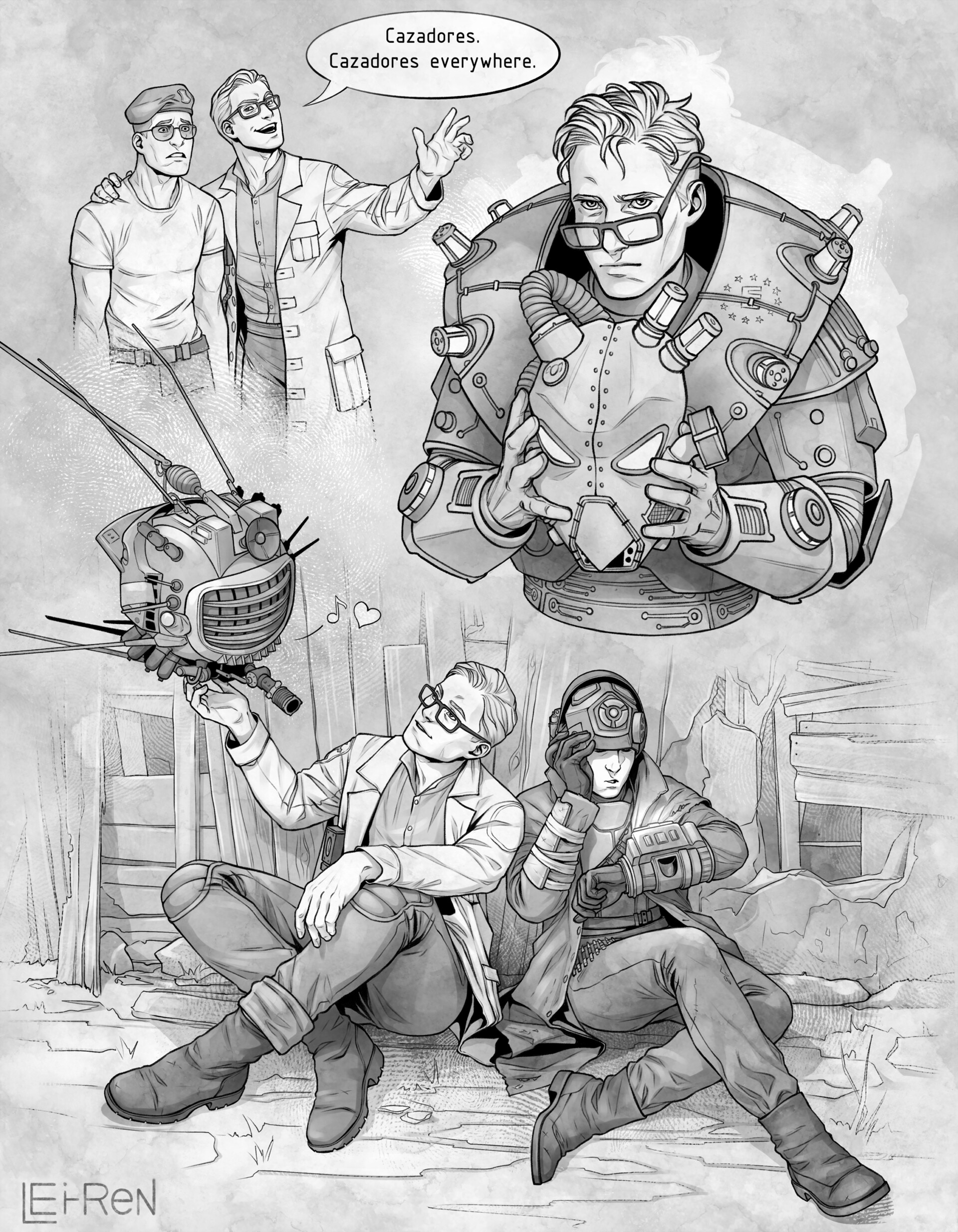 ArtStation - Fallout: New Vegas sketches