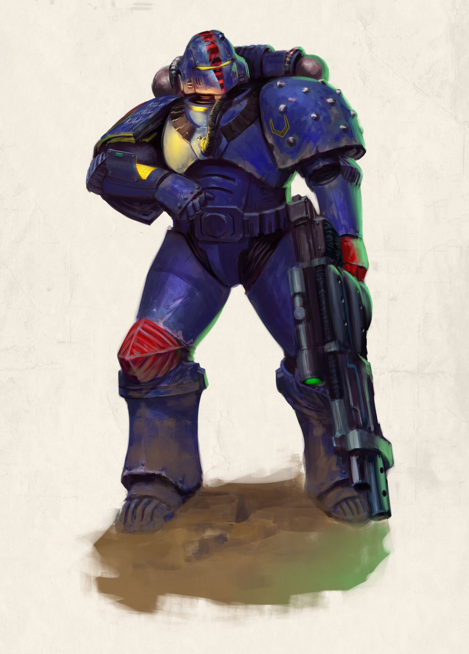 ArtStation Rogue trader marine