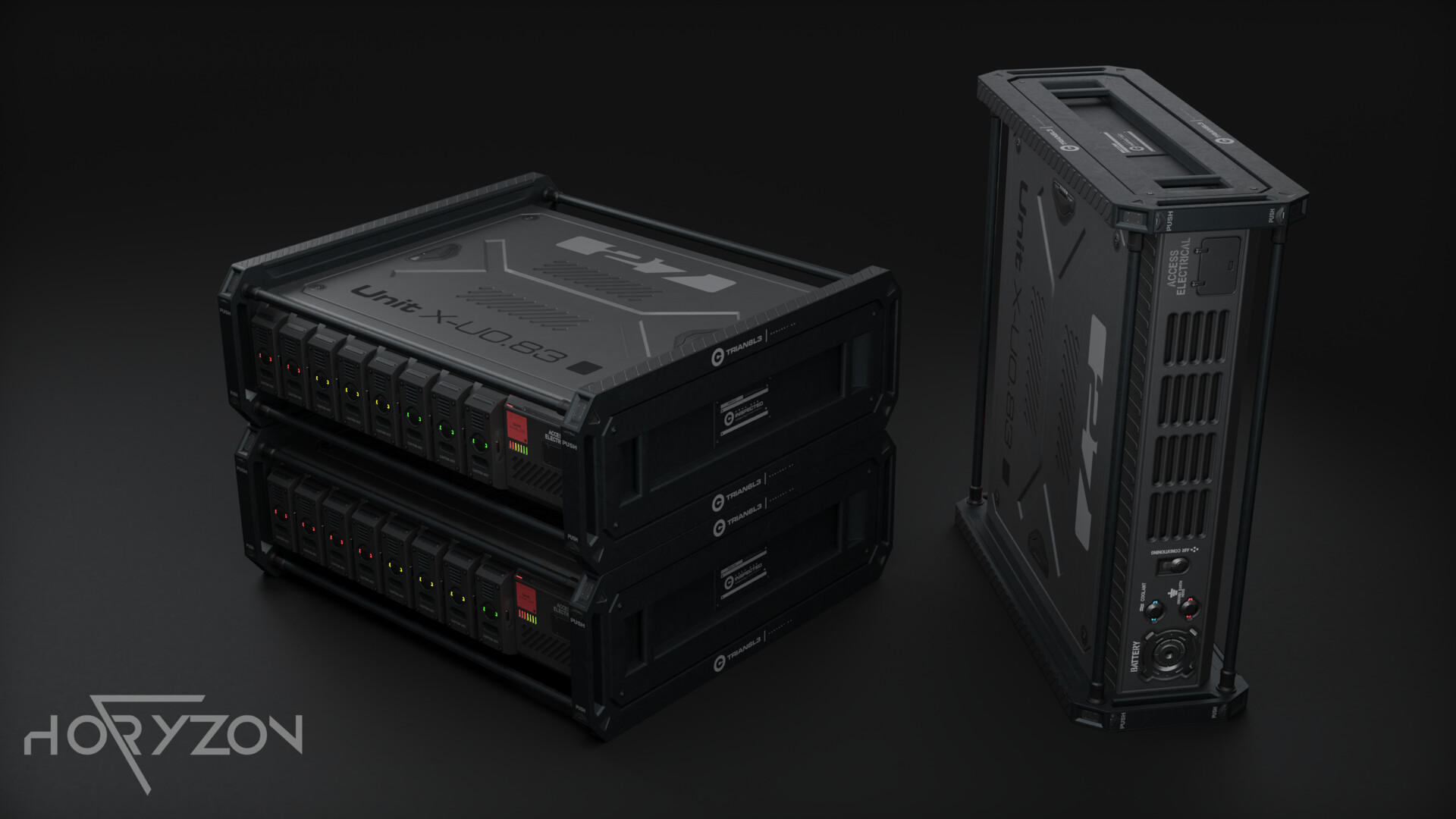 Philipp Weitnauer - Sci-fi Server Rack