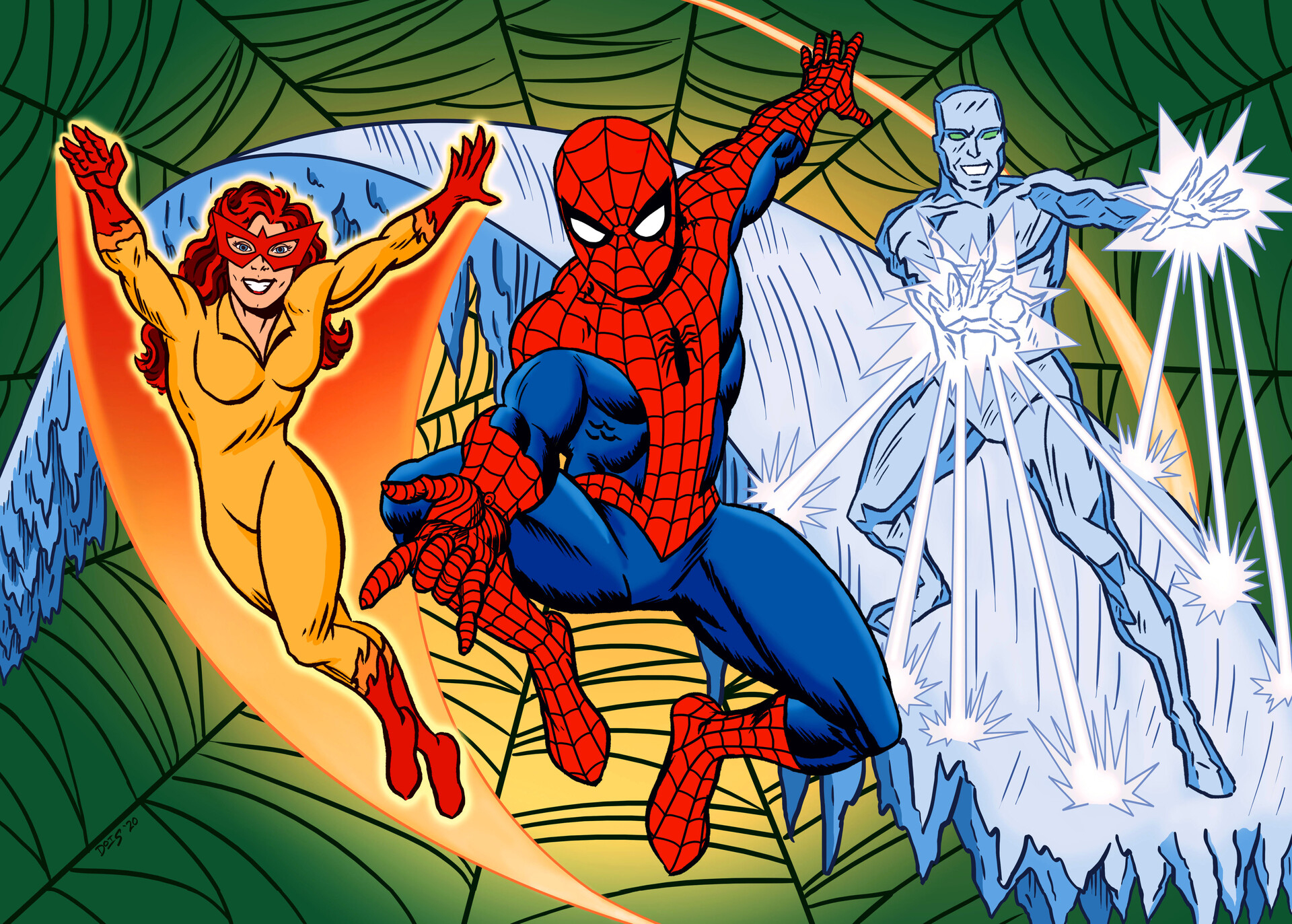 Spider-Man And His Amazing Friends, in M L's The Spider Web Comic Art  Gallery Room