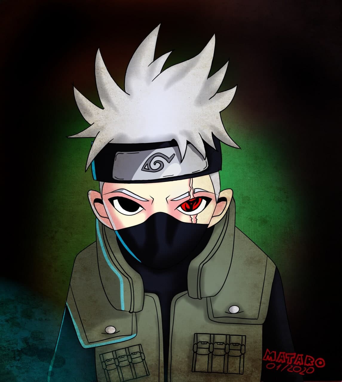 ArtStation - Kakashi Digital Painting