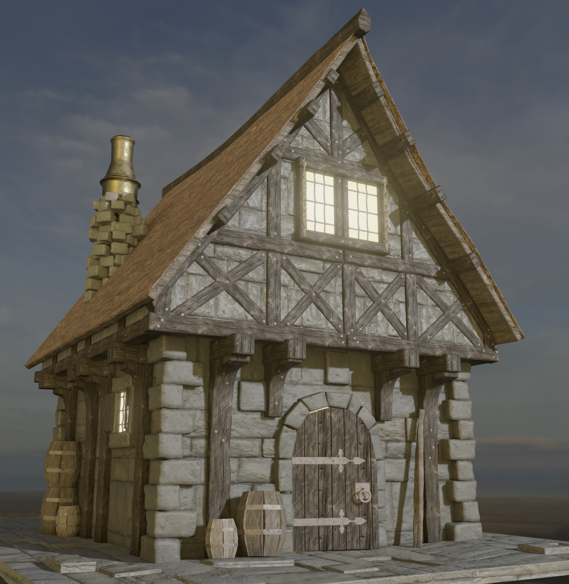 Artstation - Medieval House