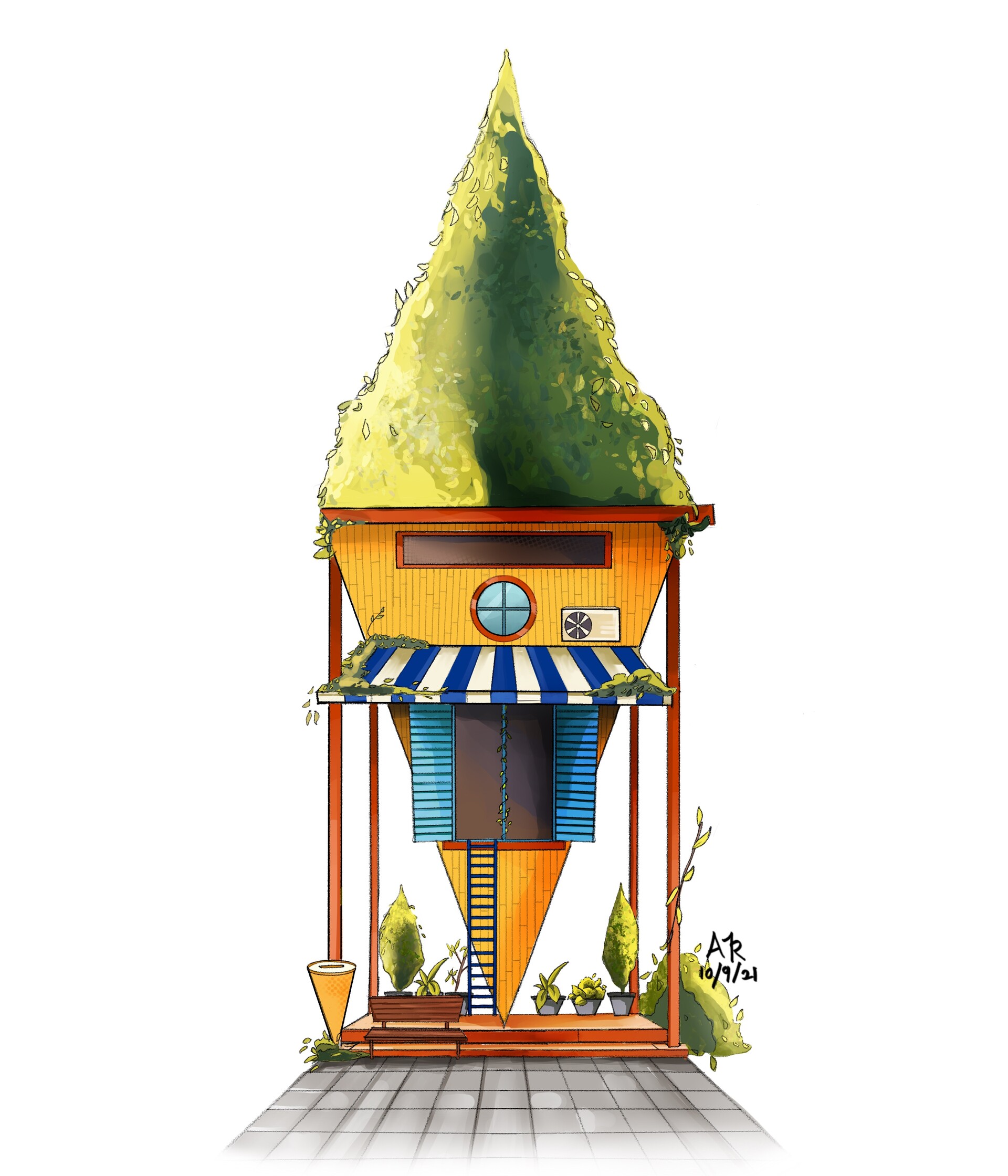 ArtStation Ice cream house