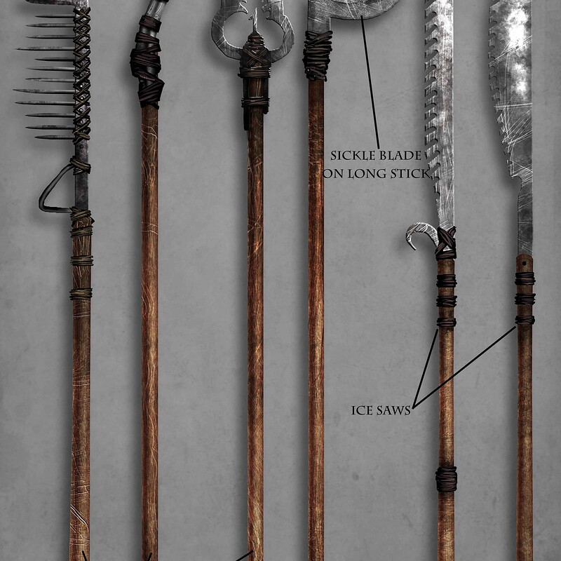 Hobbit - Laketown Weapons