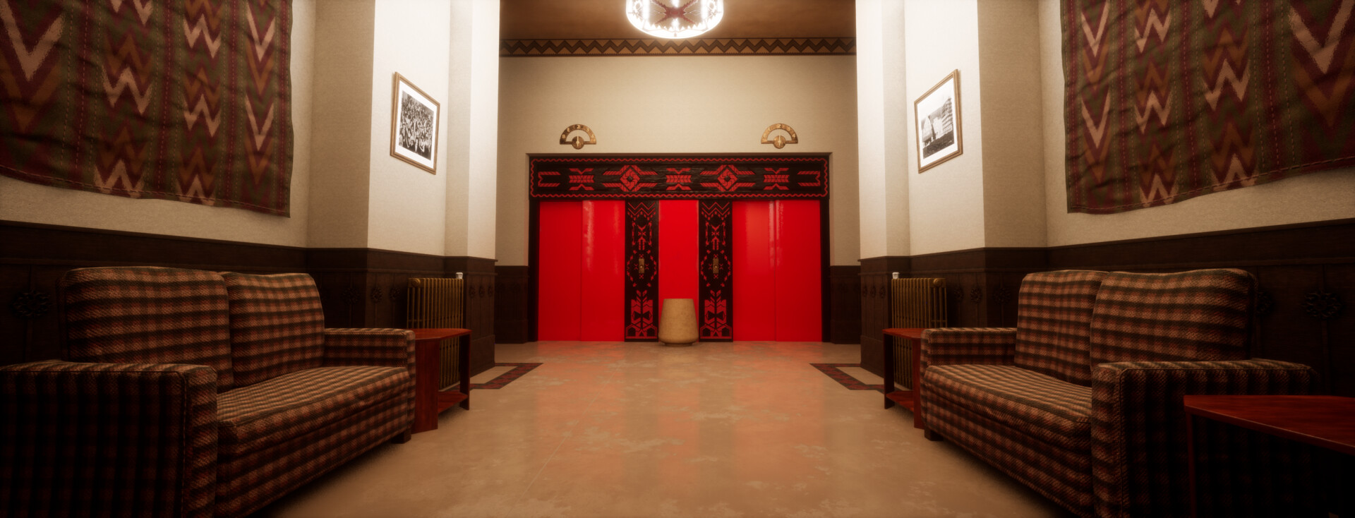 ArtStation The Elevator from "The Shining"