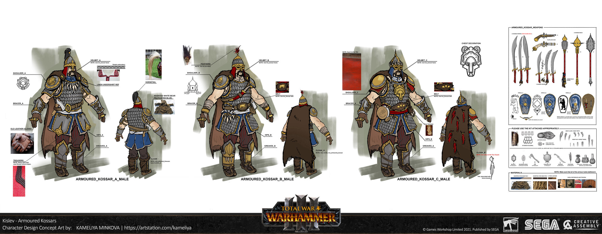 Kameliya Minkova - TW: WARHAMMER III - Kossars