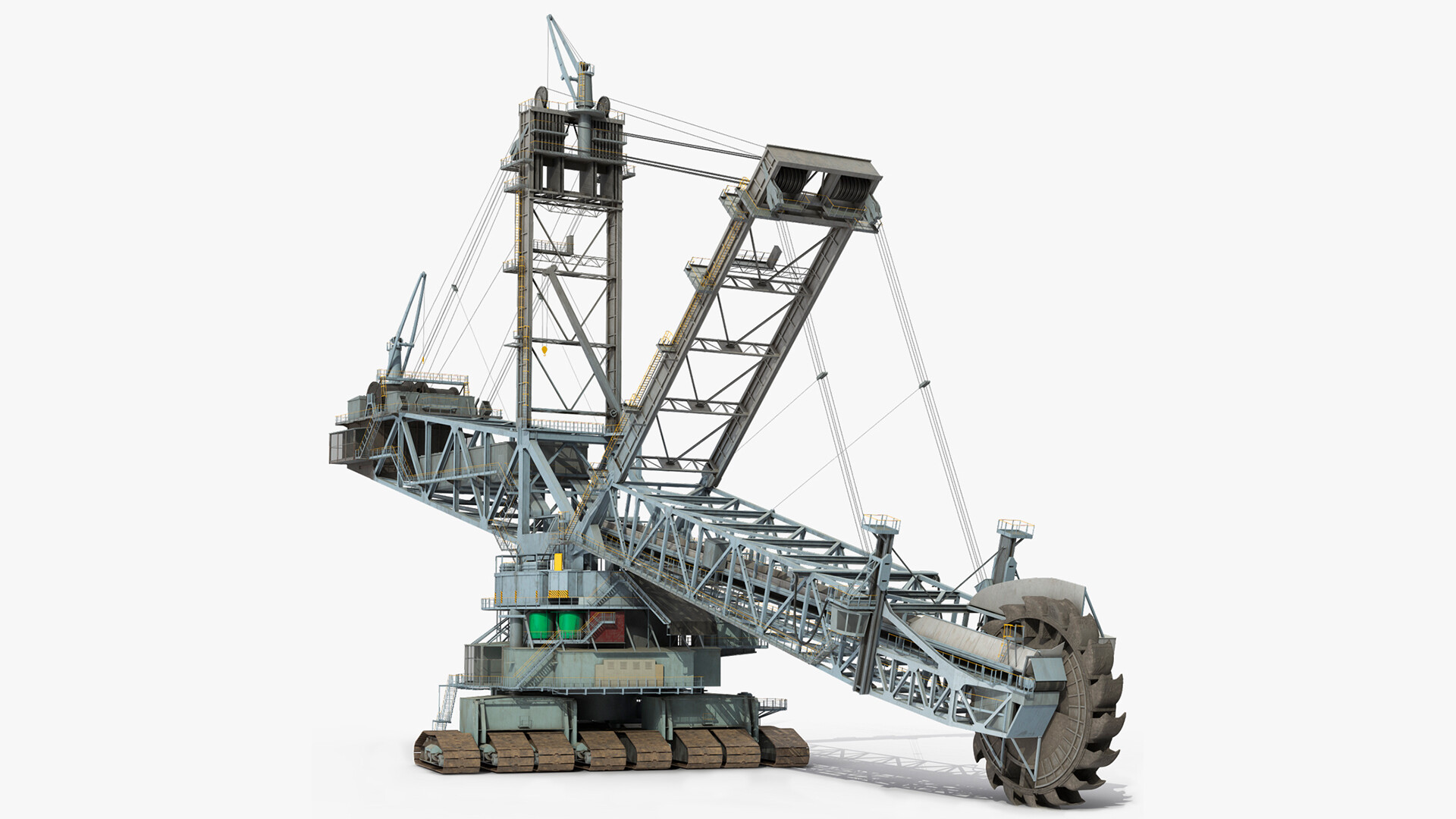 Andrey Simonenko - Bagger 293 Bucket Wheel Excavator Rigged 3D model