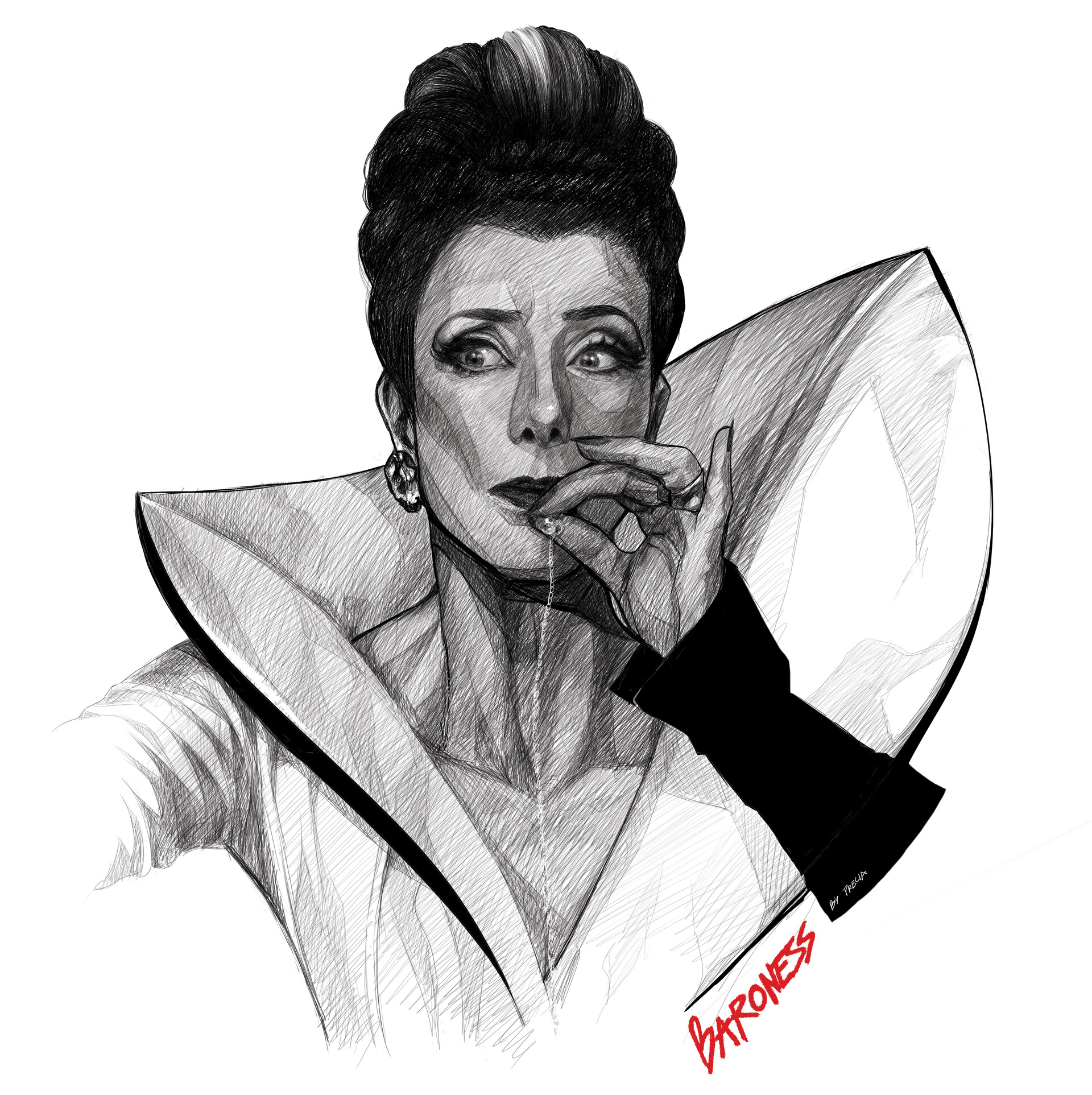 ArtStation Baroness Cruella