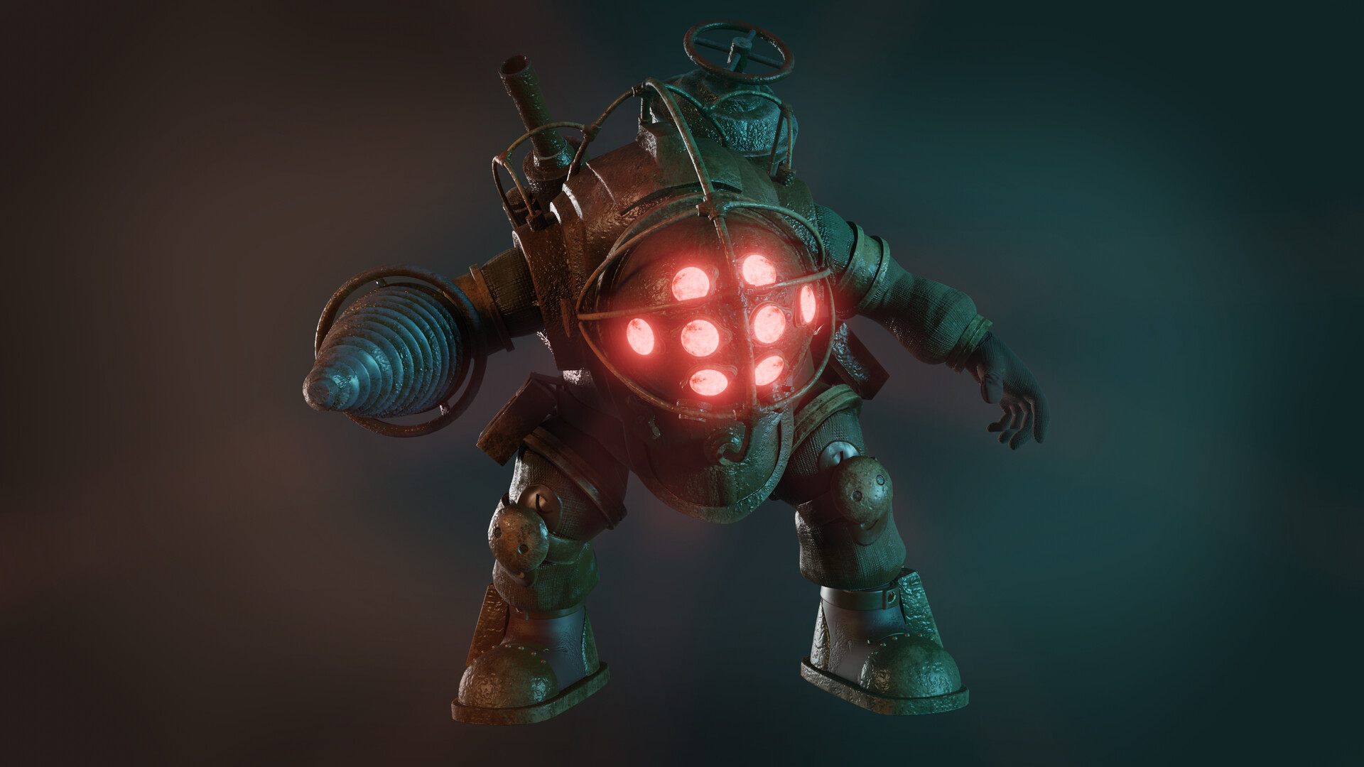 ArtStation - Blender - Bioshock - Big Daddy