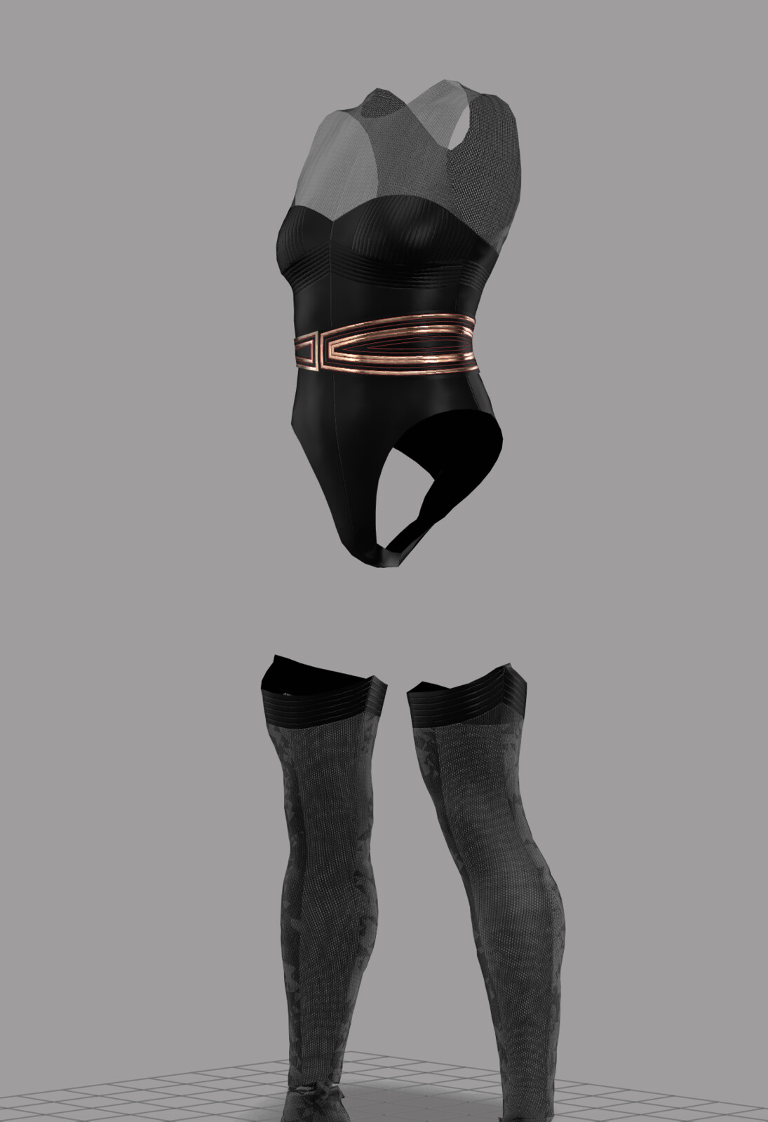 Body with stockings 