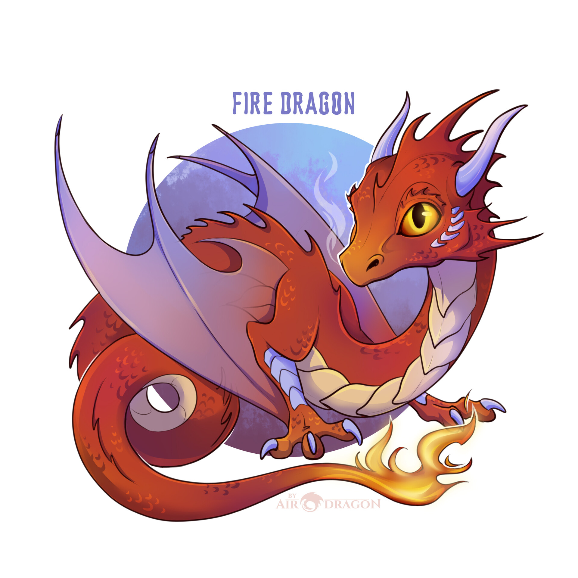 ArtStation - Fire dragon