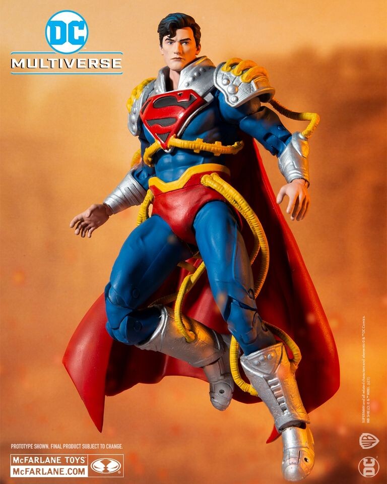 Superboy Prime - Engineering and joint articulation.
