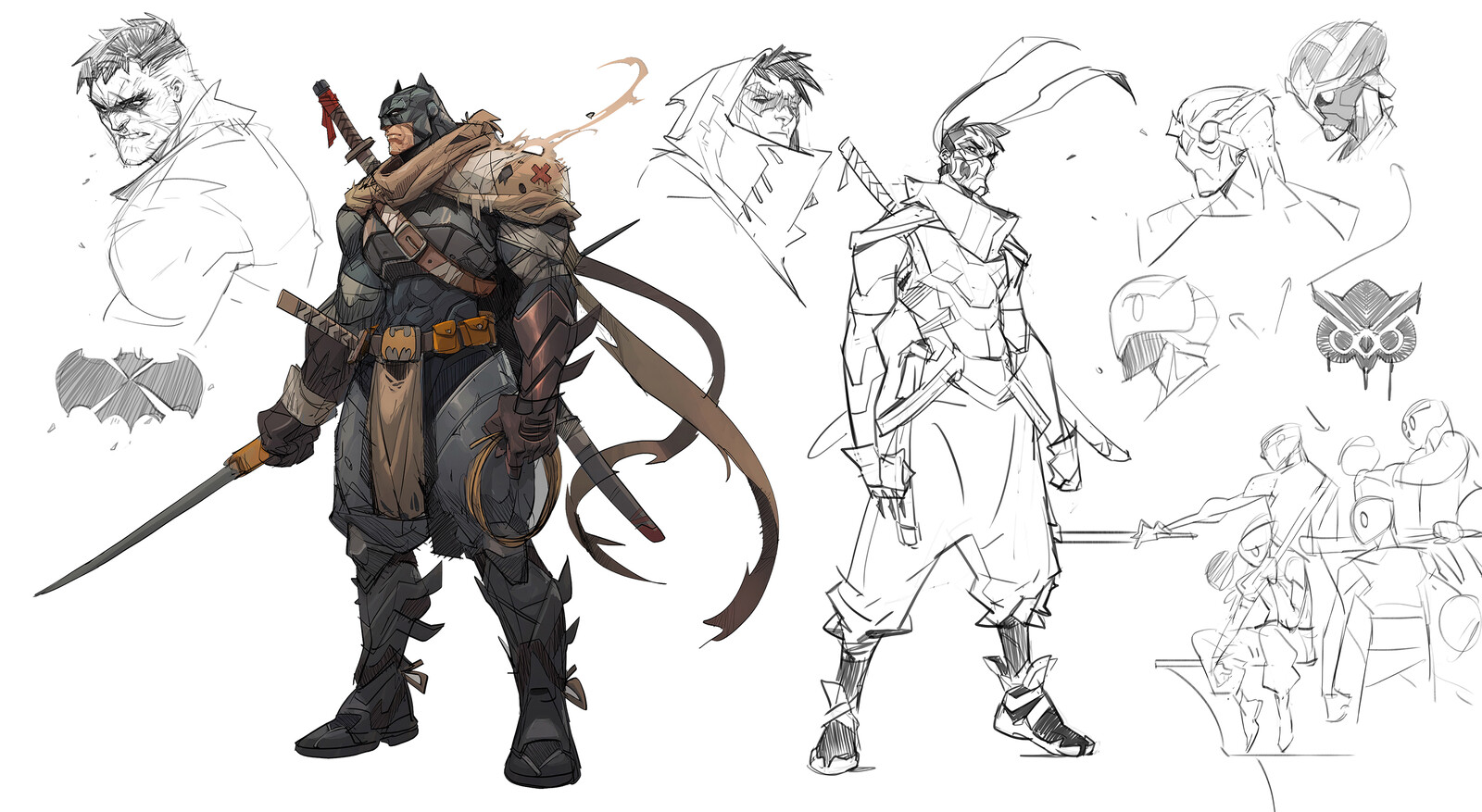 Batman V Concepts and other sketches!