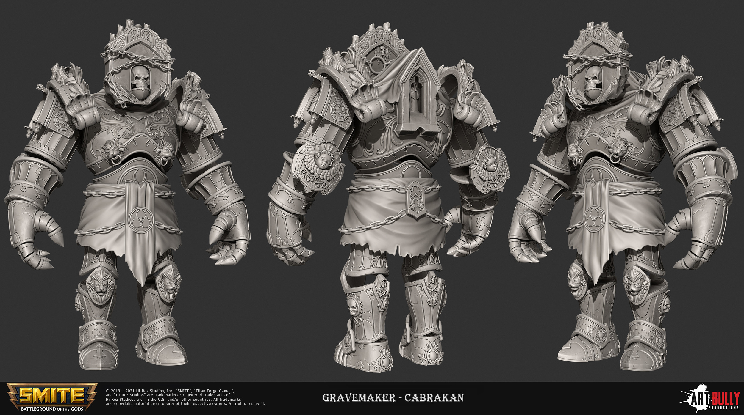 Art Bully Productions SMITE Cabrakan Grave Maker