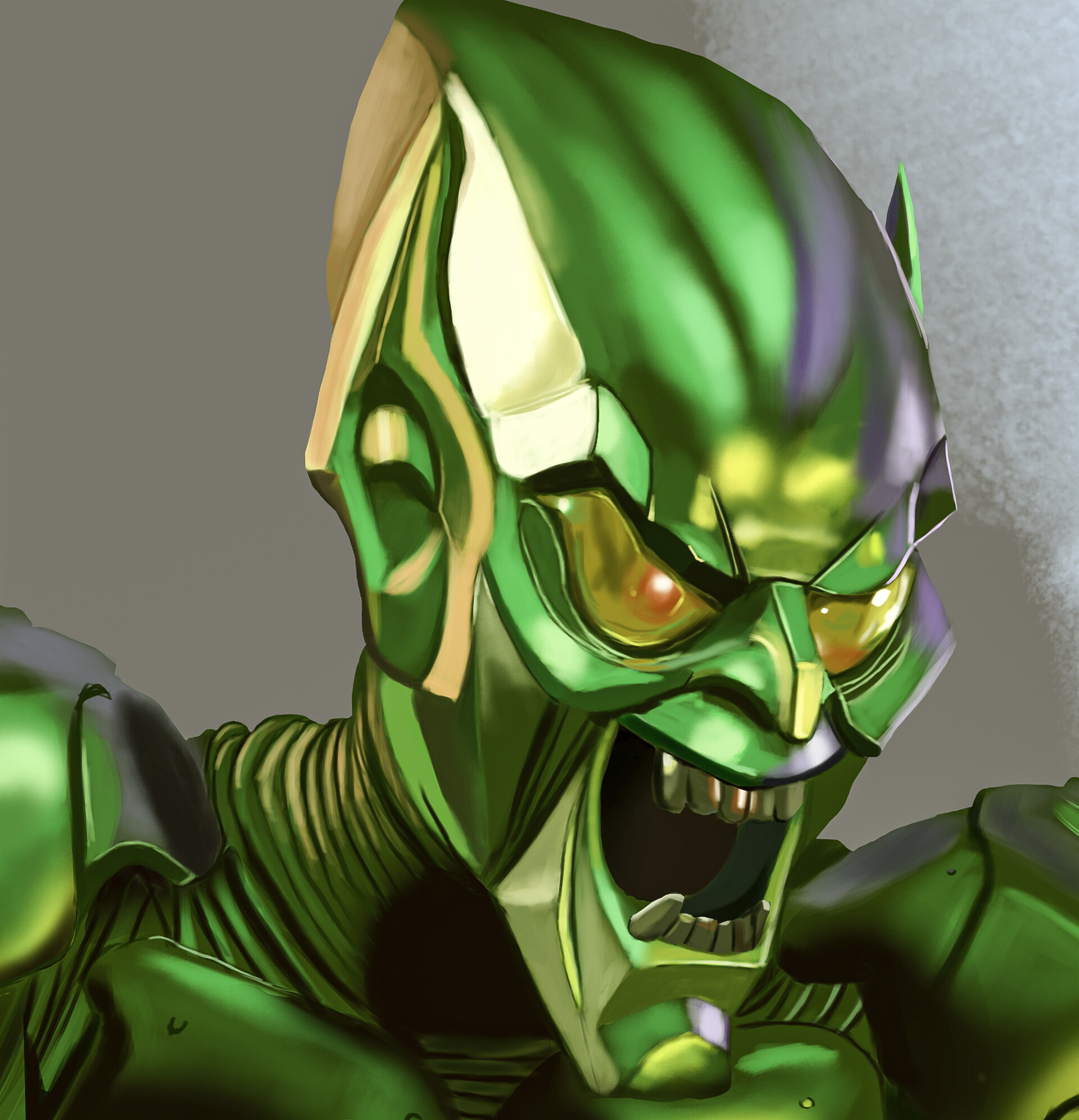 ArtStation - Green Goblin digital painting