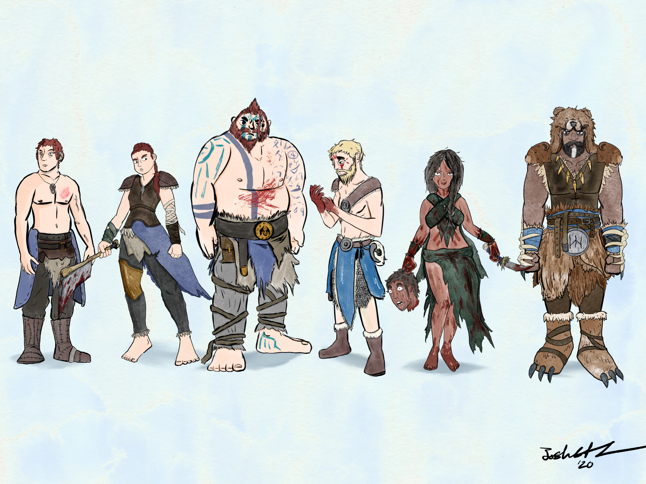 Primary Character Height Chart